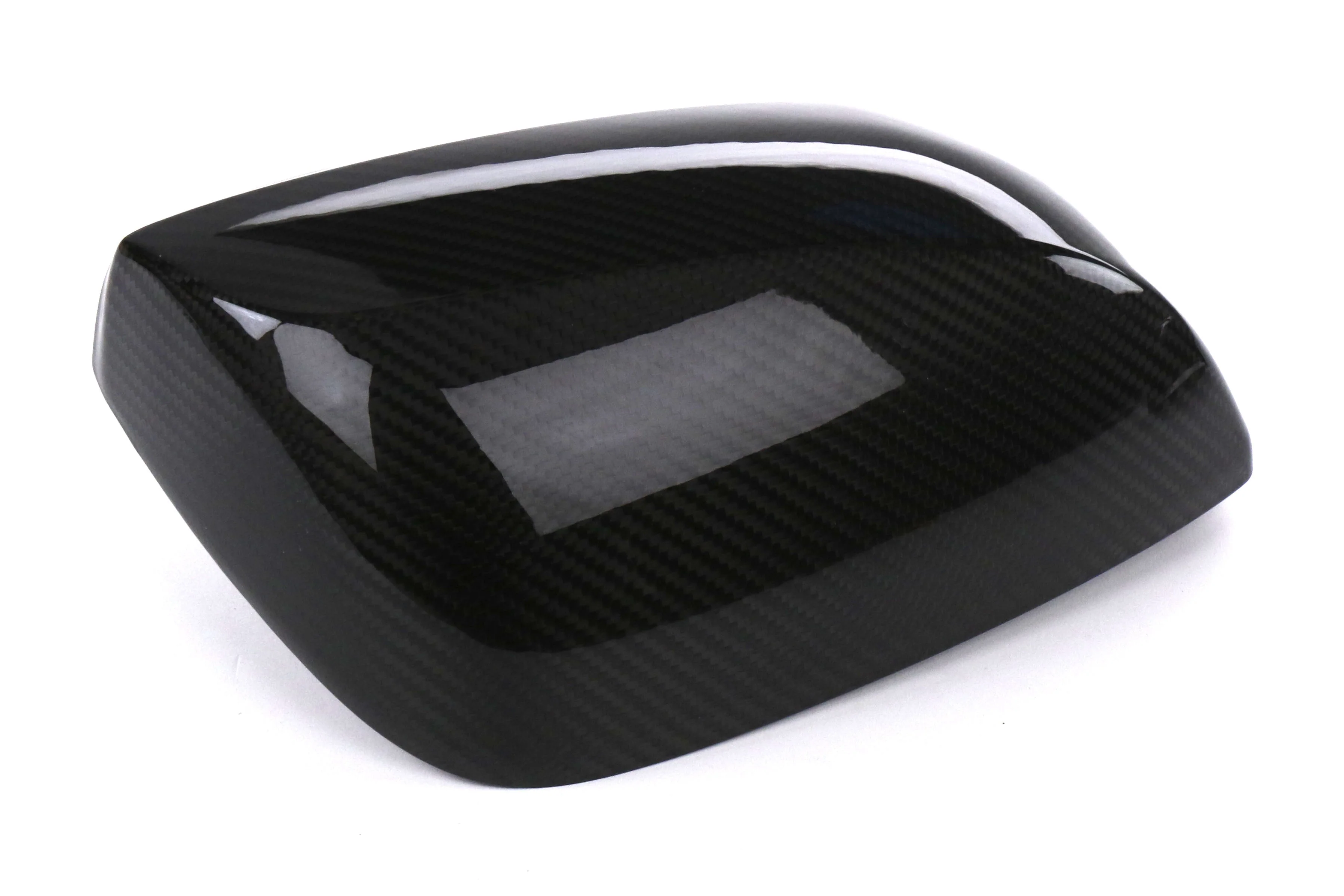 OLM LE Dry Carbon Fiber Full Mirror Covers (No Turn Signal Hole) - 2015-2018 WRX - Image 3