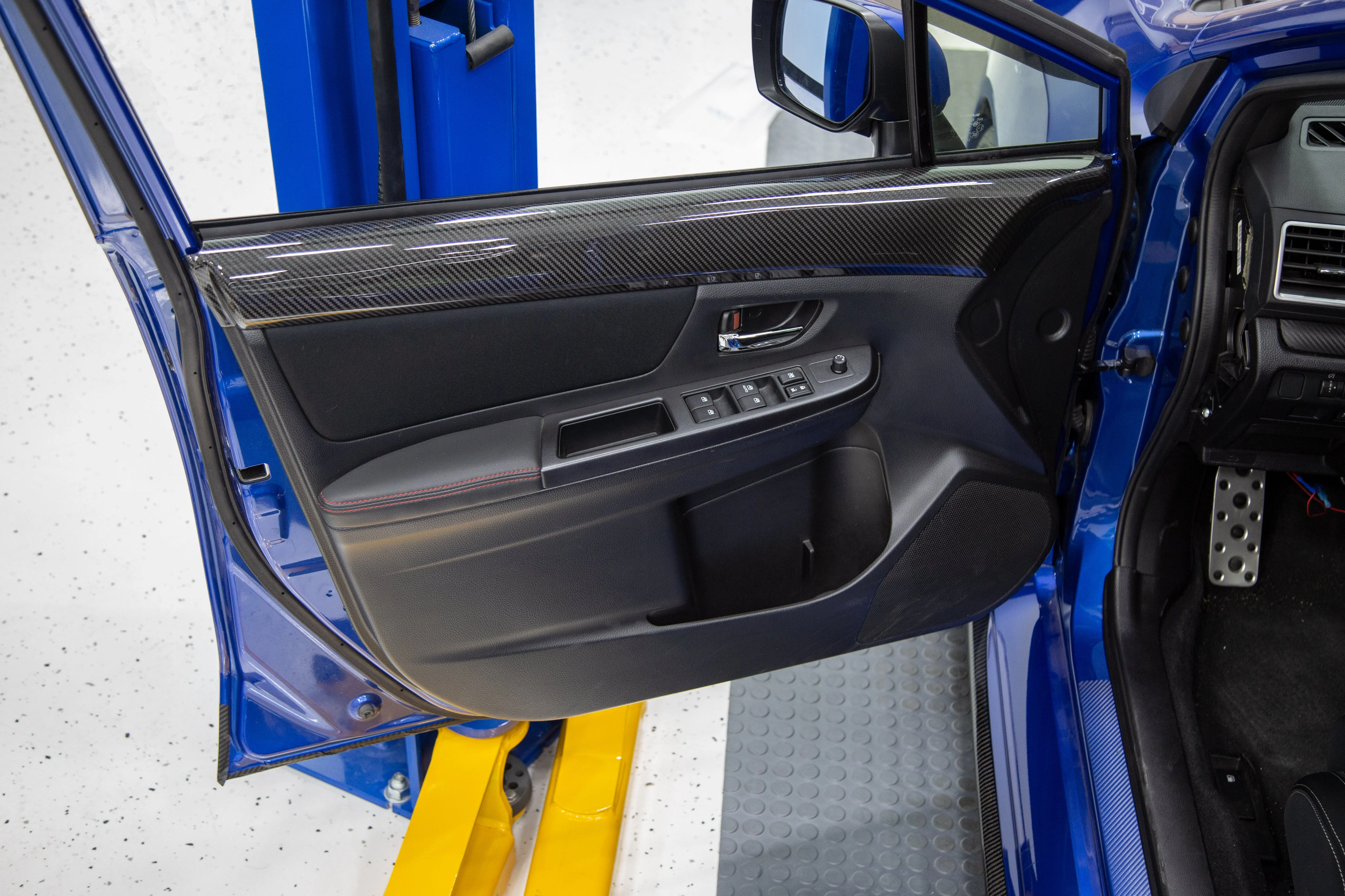 OLM LE Dry Carbon Front Door Trim Upper Panels - 2015-2021 WRX / STI - Image 7