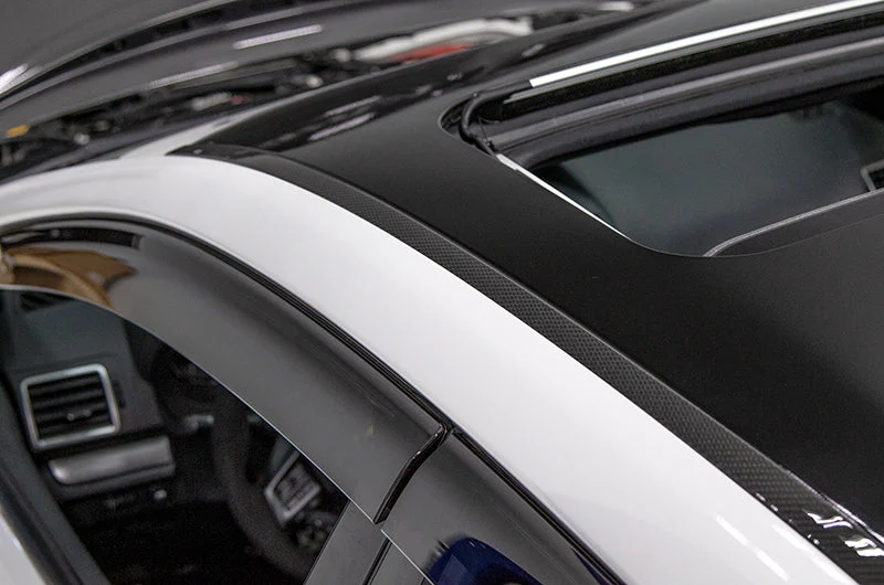 OLM LE Dry Carbon Rain Channel Guard Trim - 2015-2021 Subaru WRX / STI - Image 7