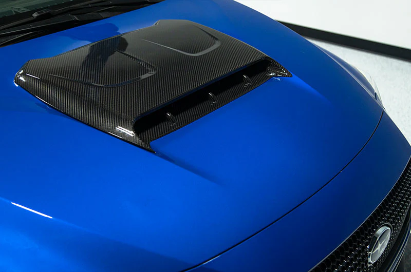 OLM LE Oversize Carbon Fiber Hood Scoop Cover - 2022+ WRX - Image 3