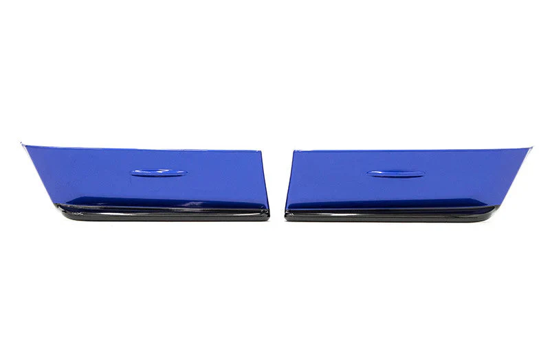 OLM Paint Matched/Gloss Black Rear Bumper Lip - World Rally Blue - 2015-2021 Subaru WRX / STI - Image 5