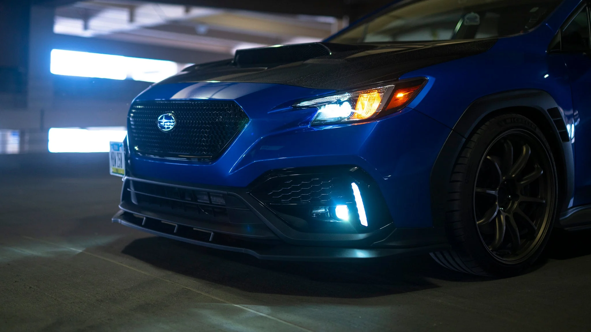 OLM RD1 Style 3 Piece Matte Black ABS Front Lip - 2022+ WRX - Image 2
