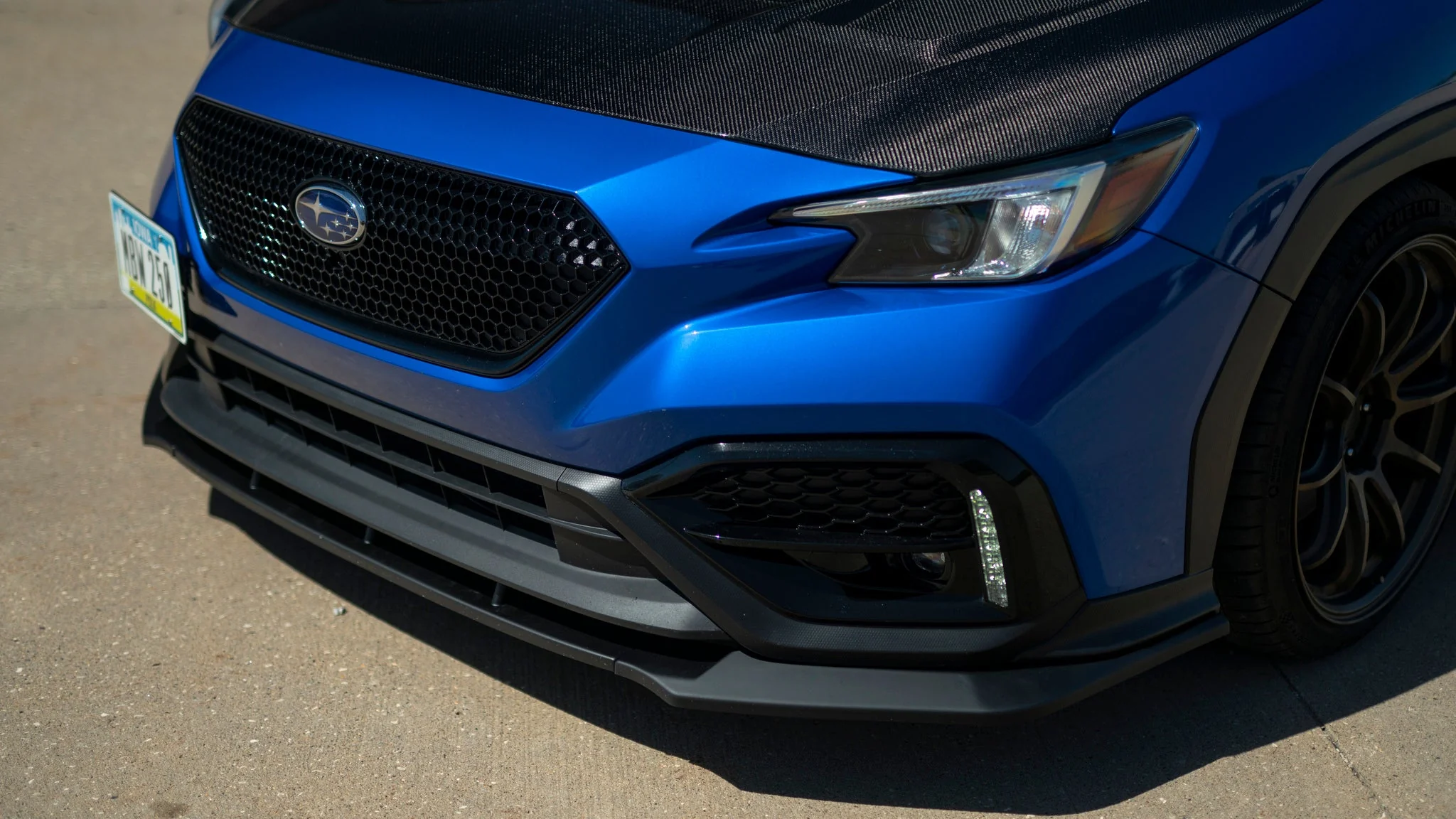 OLM RD1 Style 3 Piece Matte Black ABS Front Lip - 2022+ WRX - Image 3