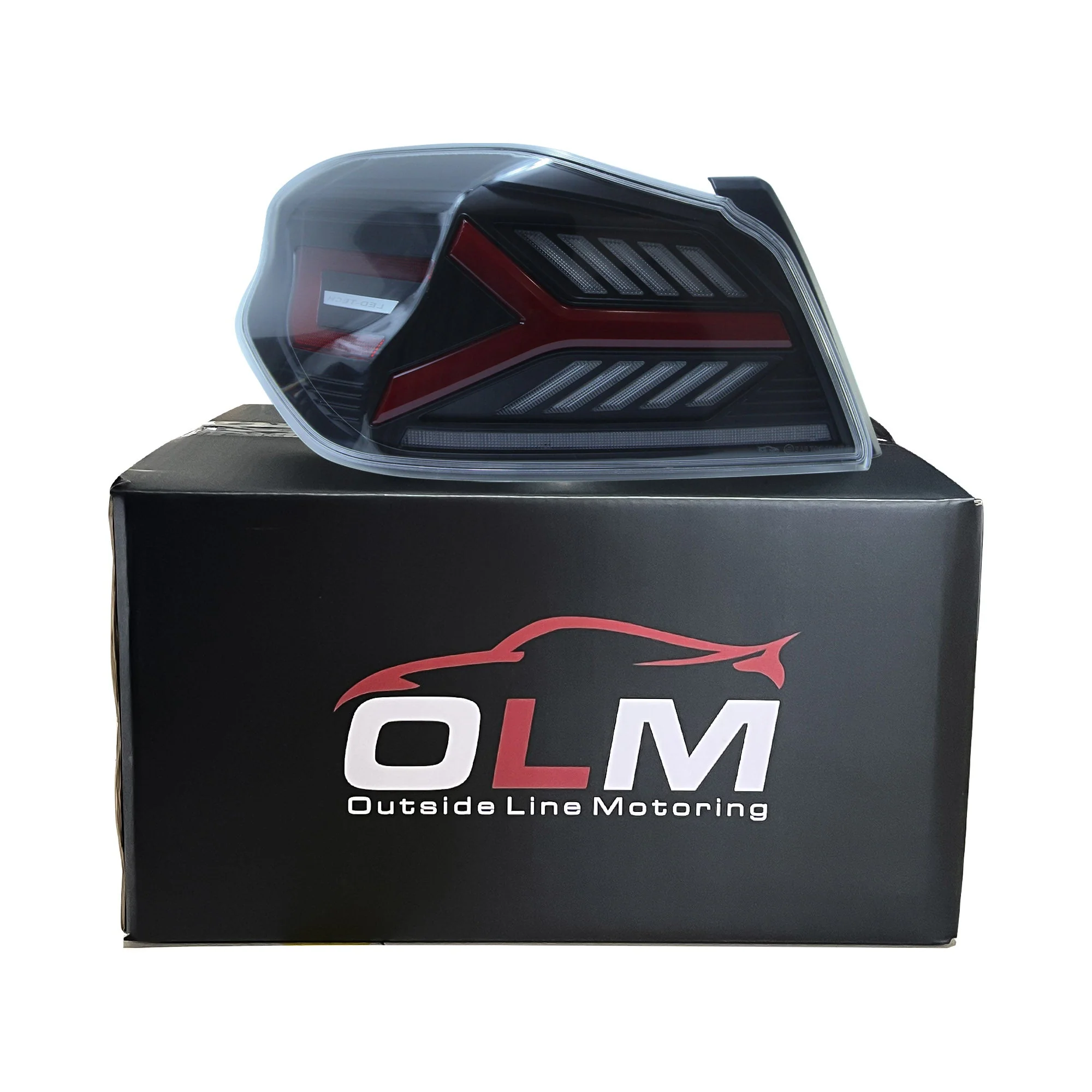 OLM Y-Spec LED Taillights (Clear Lens Red Optic) - 2015-2021 WRX / STI - Image 4