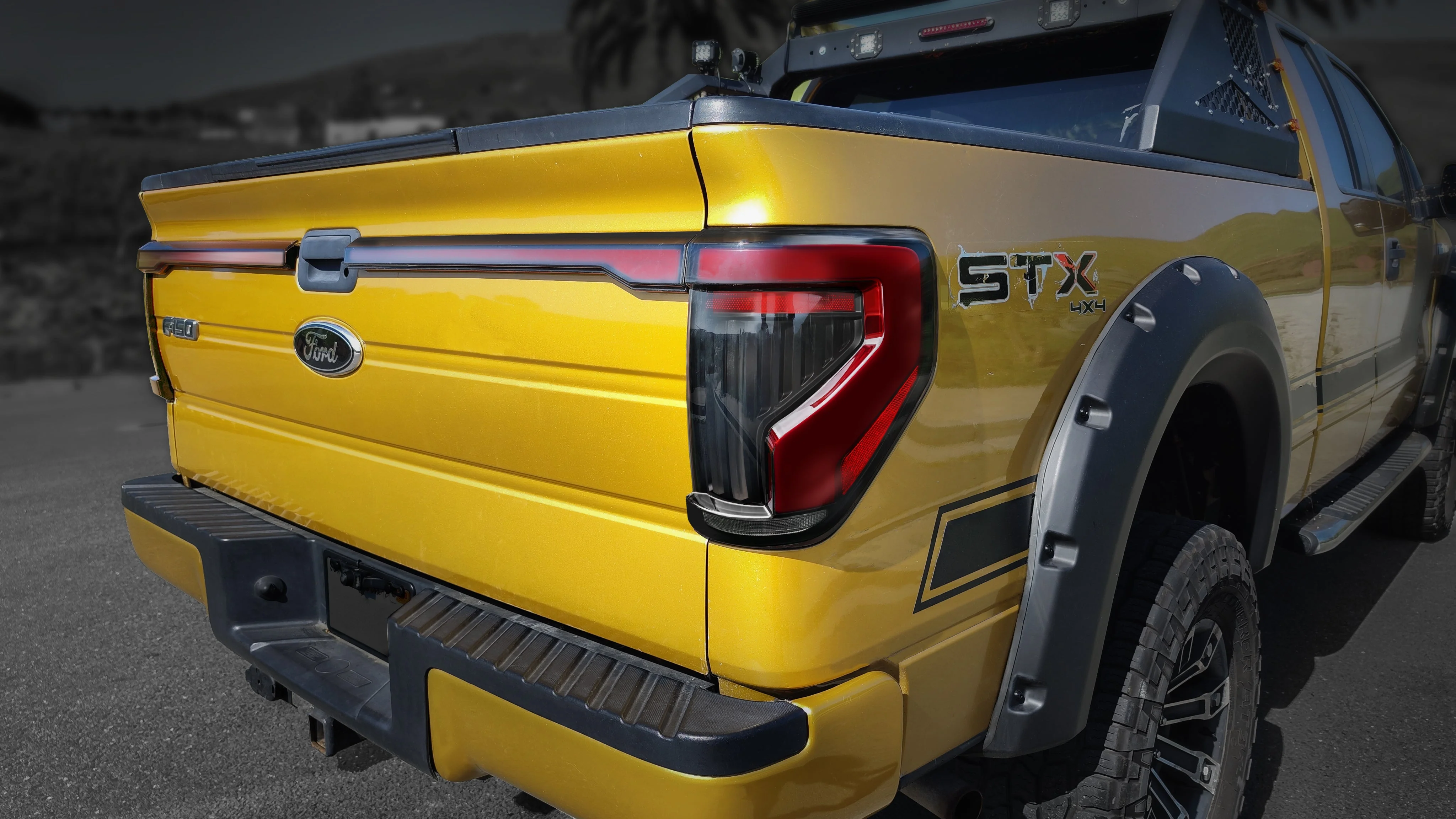 OPT7 Full-Width Strip Cross LED Tail Light with Sequential Red or Yellow Signal for 12th Gen 09-14 Ford F150 (Inspired from New Ford F-150 Lighting) - Image 22
