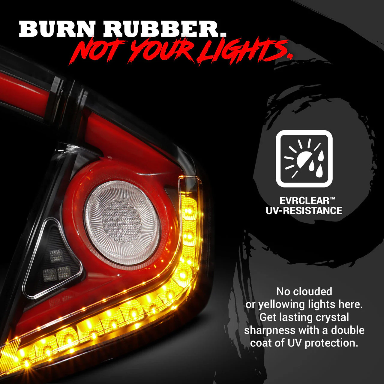 OPT7 Honda Civic Hatchback Clear LED Tail Lights Sequential Turn Signals & OLED Technology (Fits all 2016-2021 10th Gen Civic Hatchbacks) - Image 2