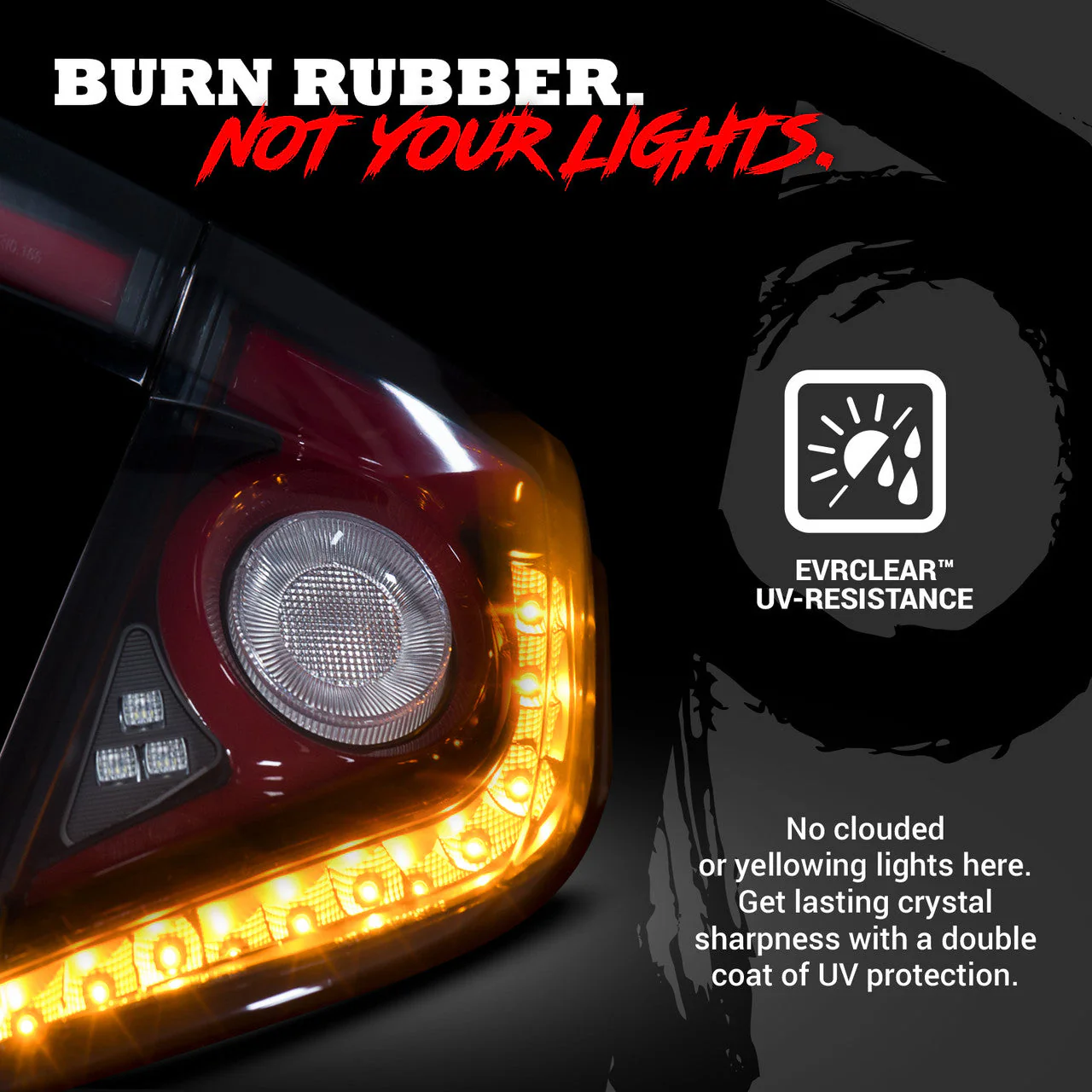 OPT7 Honda Civic Hatchback Smoked LED Tail Lights w-Sequential Turn Signals & OLED Technology (Fits all 2016-2021 10th Gen Civic Hatchbacks) - Image 4
