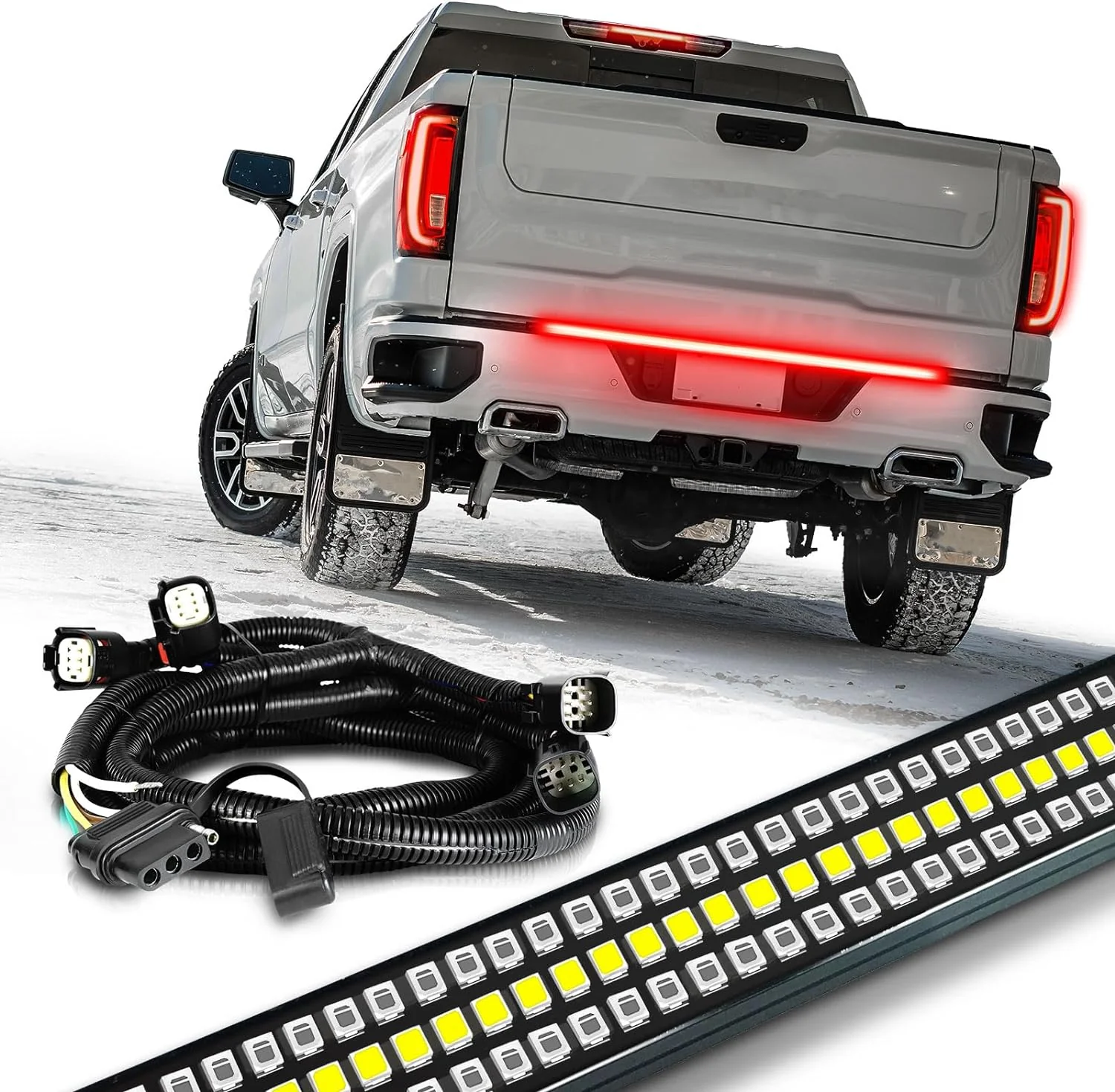 OPT7 Redline Triple Tailgate Light Bar 48" Bundle for Chevy Silverado-GMC Sierra 1500 19-21 - Image 14