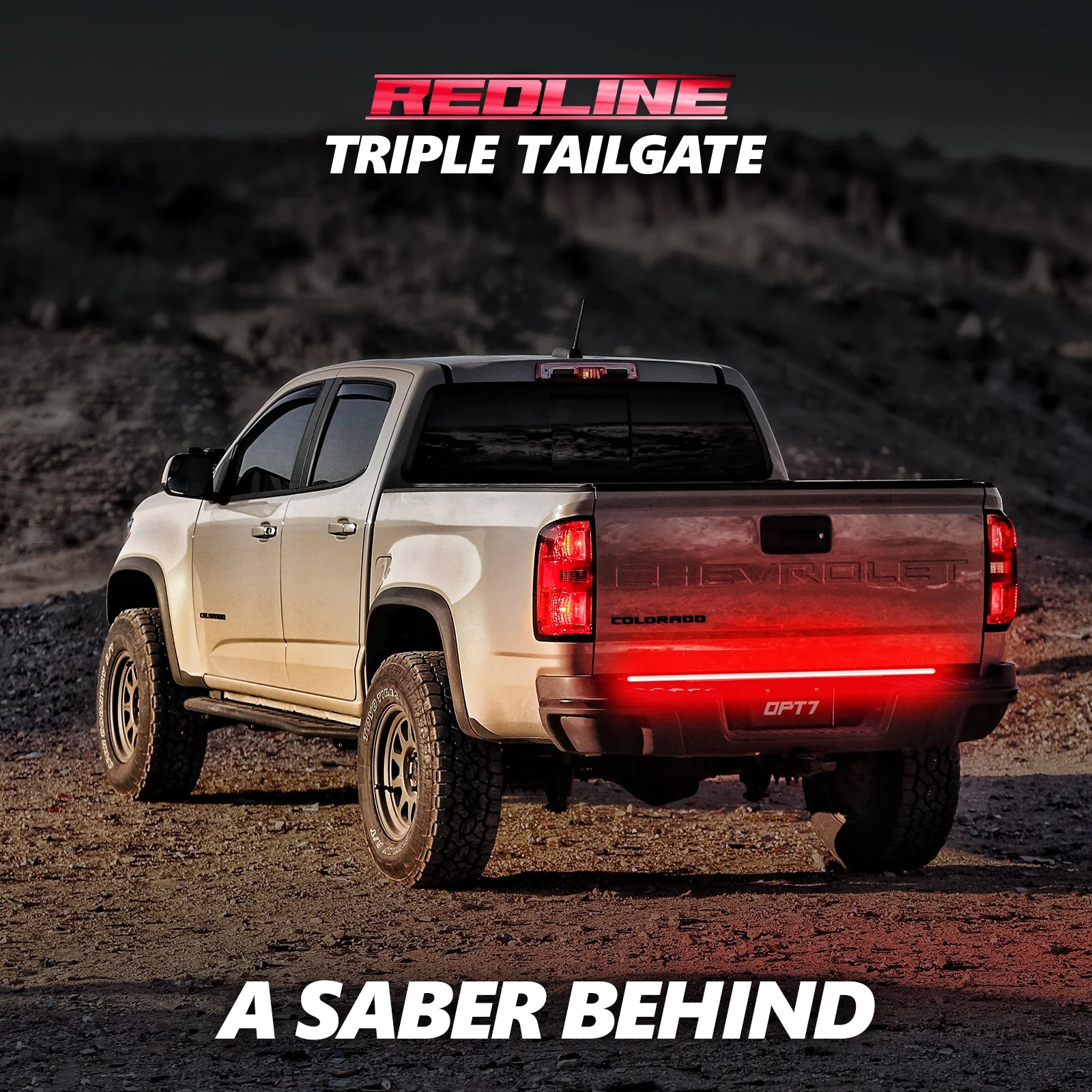 OPT7 Redline Triple Tailgate Light Bar 48" Bundle for Chevy Silverado-GMC Sierra 1500 19-21 - Image 20