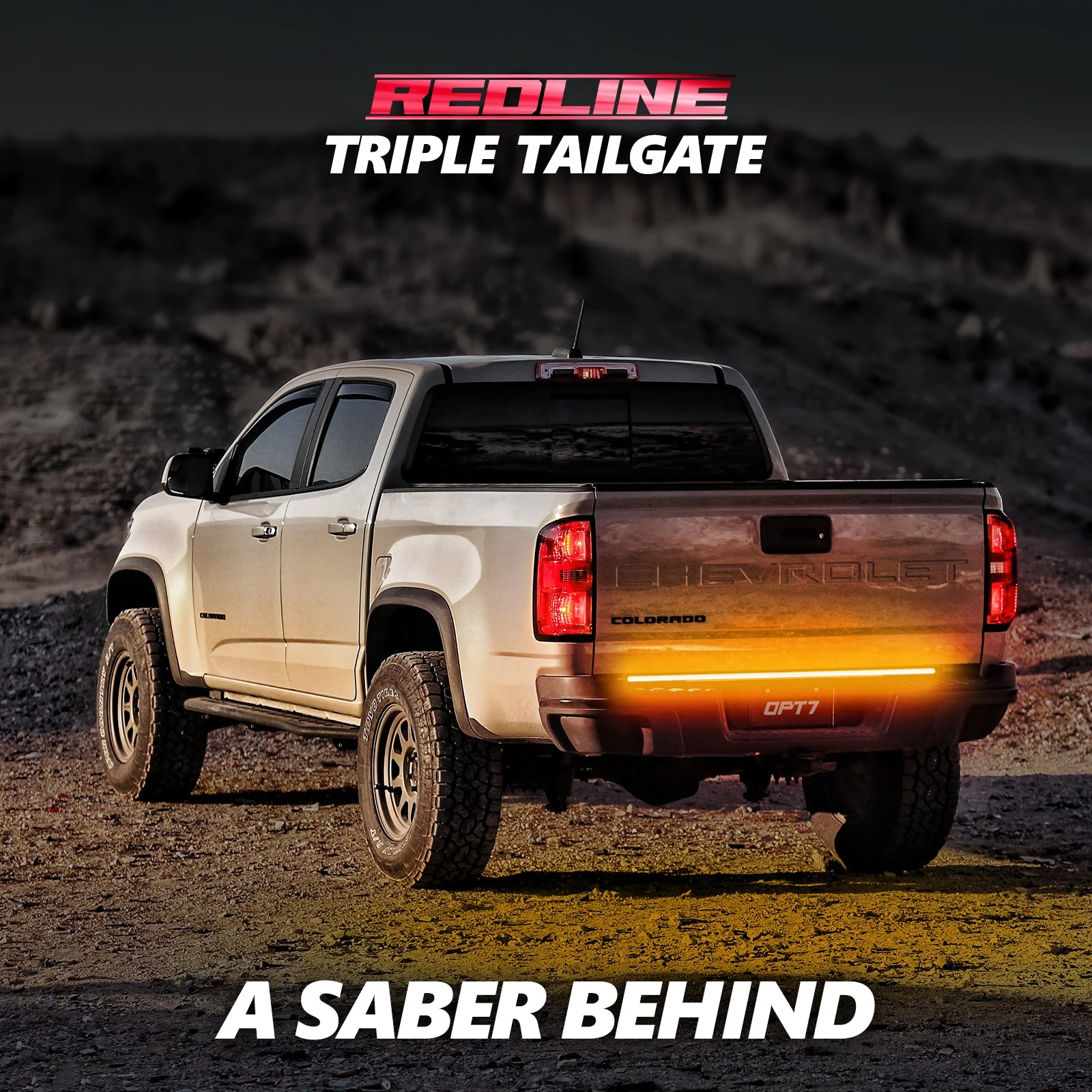 OPT7 Redline Triple Tailgate Light Bar 48" Bundle for Chevy Silverado-GMC Sierra 1500 19-21 - Image 8