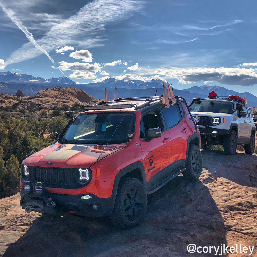 Outlaw X DRL LED Jeep Renegade Projector Headlights - Image 3
