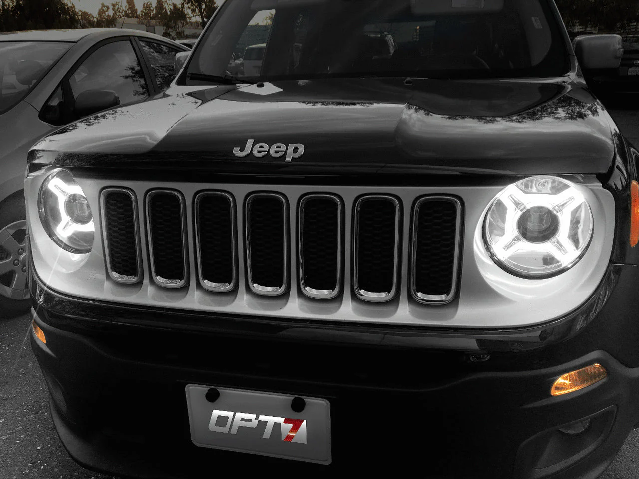 Outlaw X DRL LED Jeep Renegade Projector Headlights - Image 9