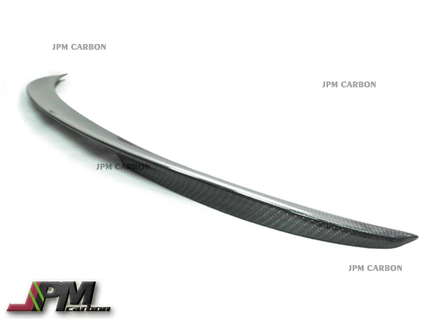 Performance Style Carbon Fiber Trunk Spoiler Fits For 2012-2018 BMW F30 3-Series Sedan Only - Image 2