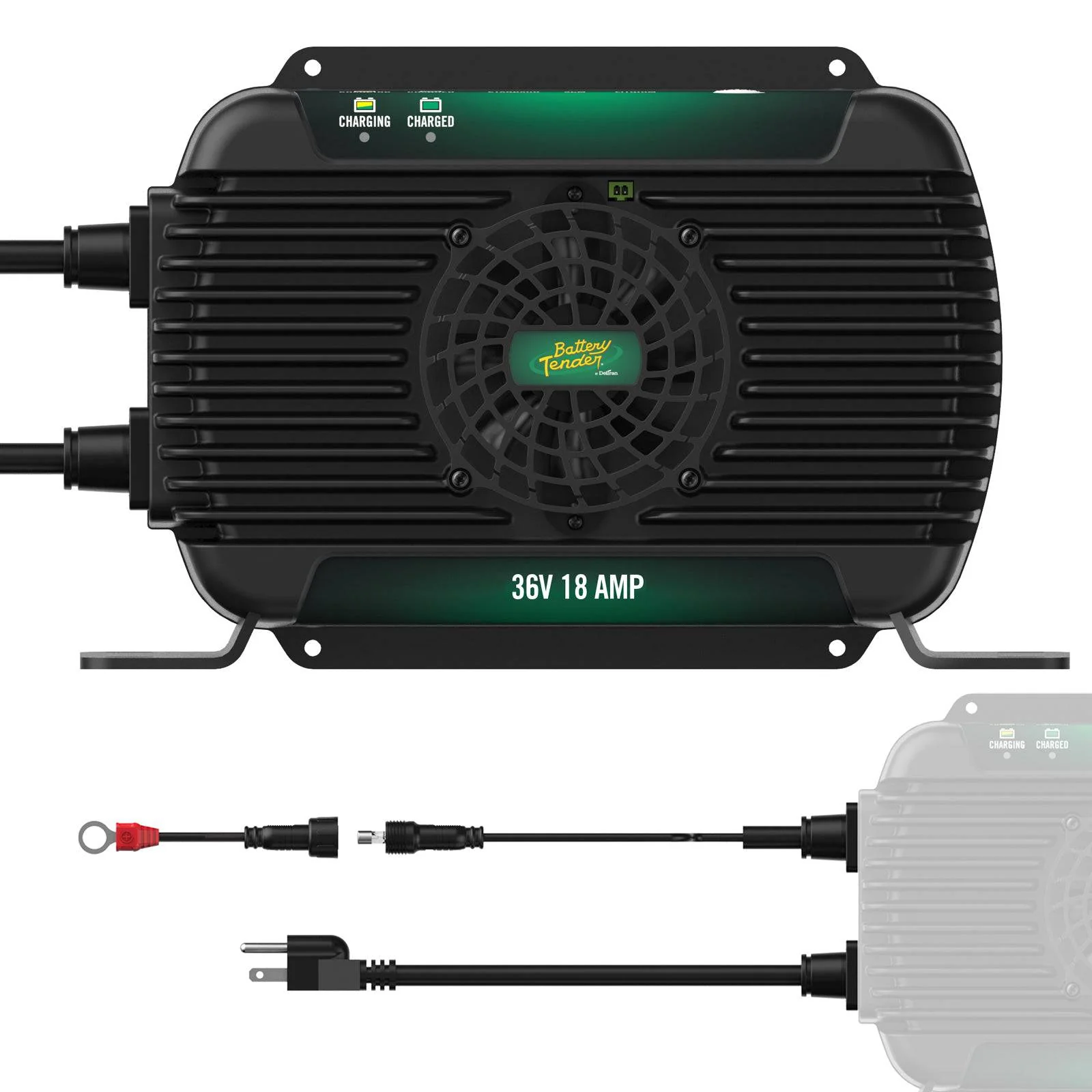 PowerPlus 36V 18 AMP Single Output On-Board Battery Charger and Maintainer