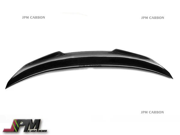 PSM Style Carbon Fiber Trunk Spoiler Fits For 2012-2018 BMW F30 3-Series Sedan Only - Image 5