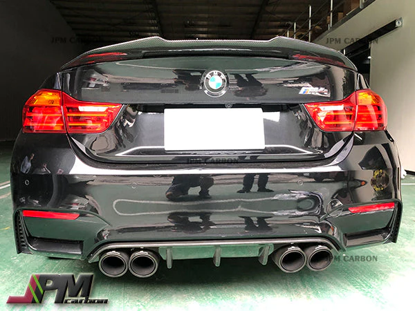 PSM Style Carbon Fiber Trunk Spoiler Fits For 2015-2020 BMW F82 M4 Only - Image 2
