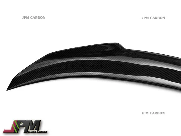 PSM Style Carbon Fiber Trunk Spoiler Fits For 2017-2023 BMW G30 5-Series Sedan - Image 3