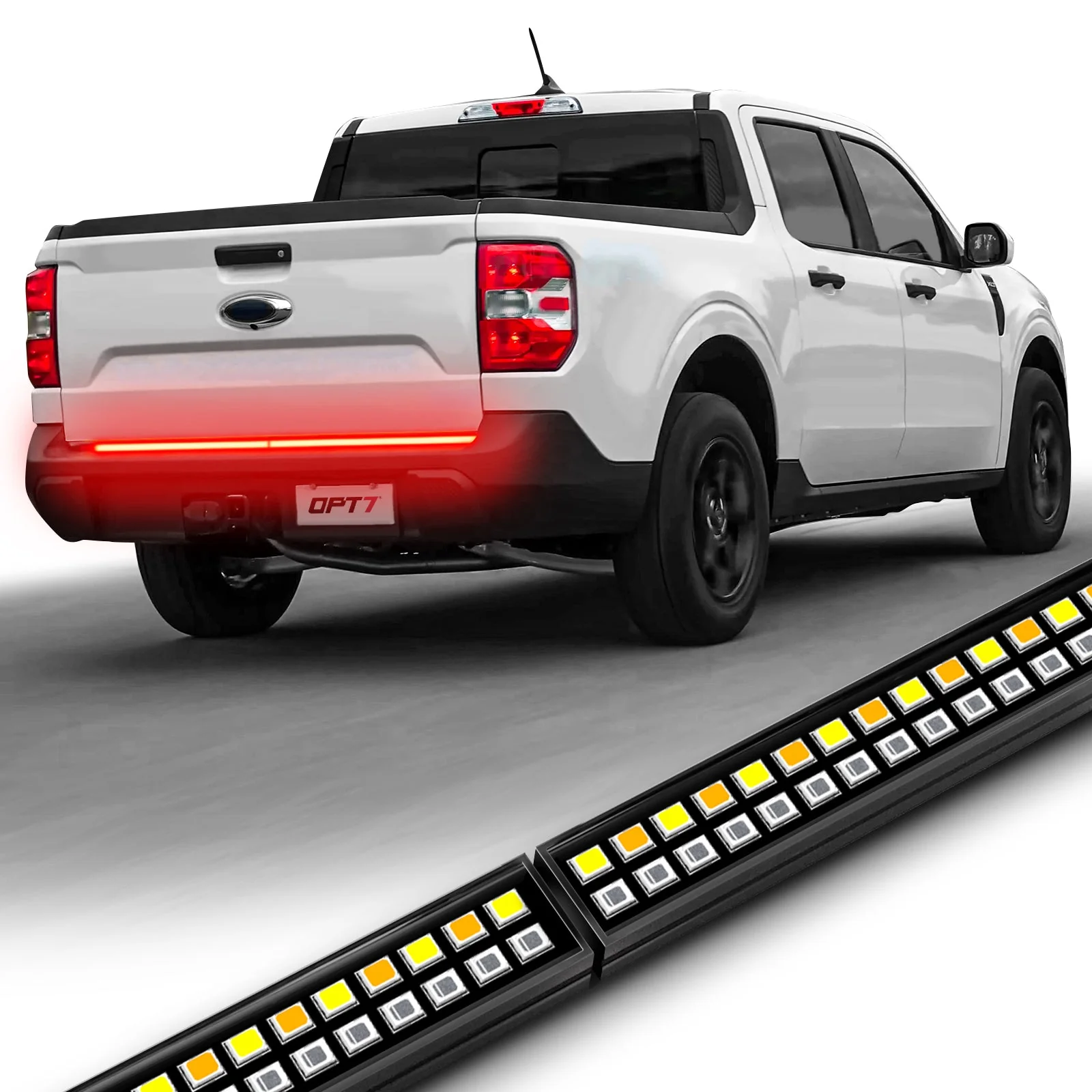 Redline Double Row LED Tailgate Light Bar with Reverse Light, Brake Light, Turn Signals and Hazard Light - Image 12