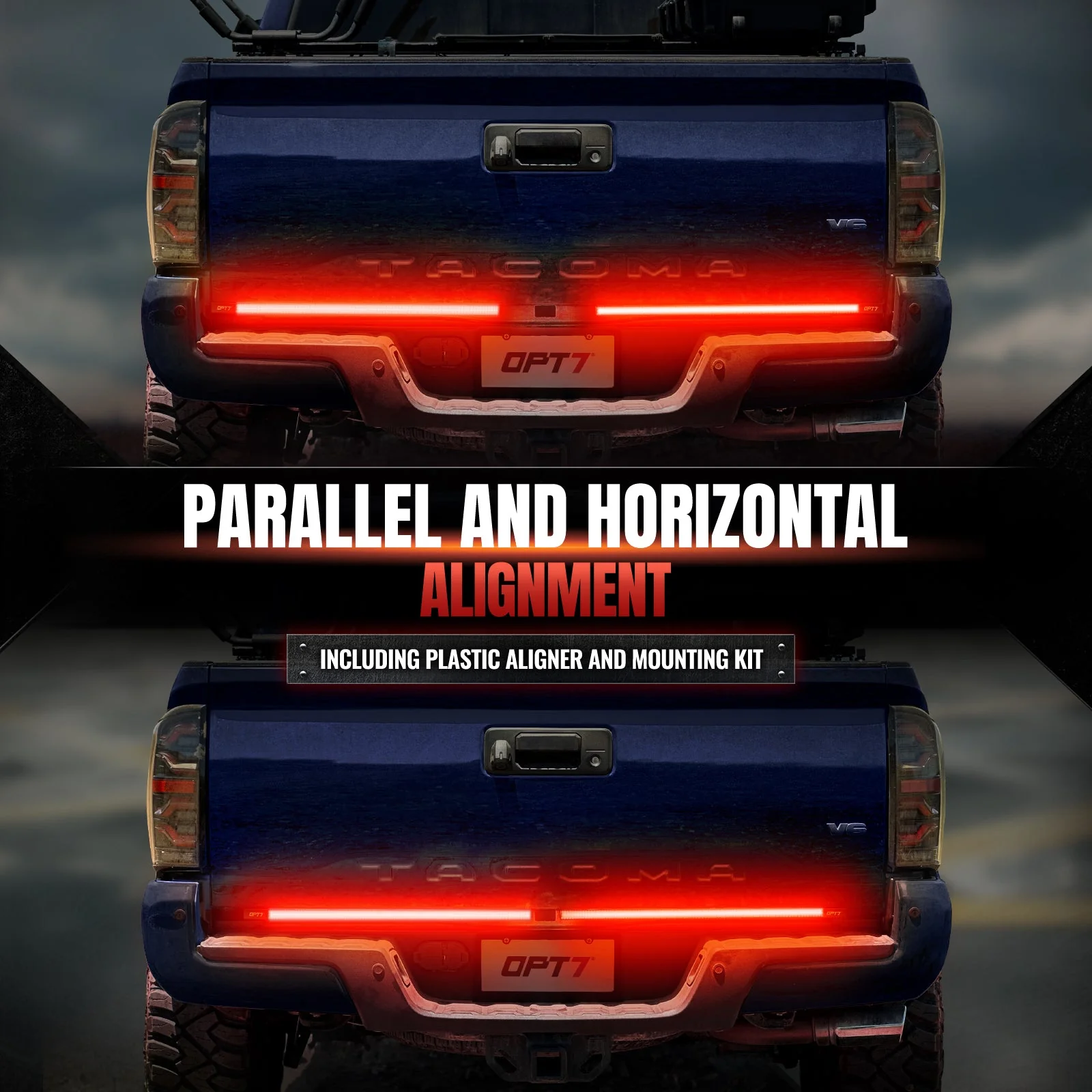 Redline Parlux Triple Row LED Tailgate Light Bar for Tacoma with Reverse Light, Brake Light & Sequential Turn Signals - Image 11