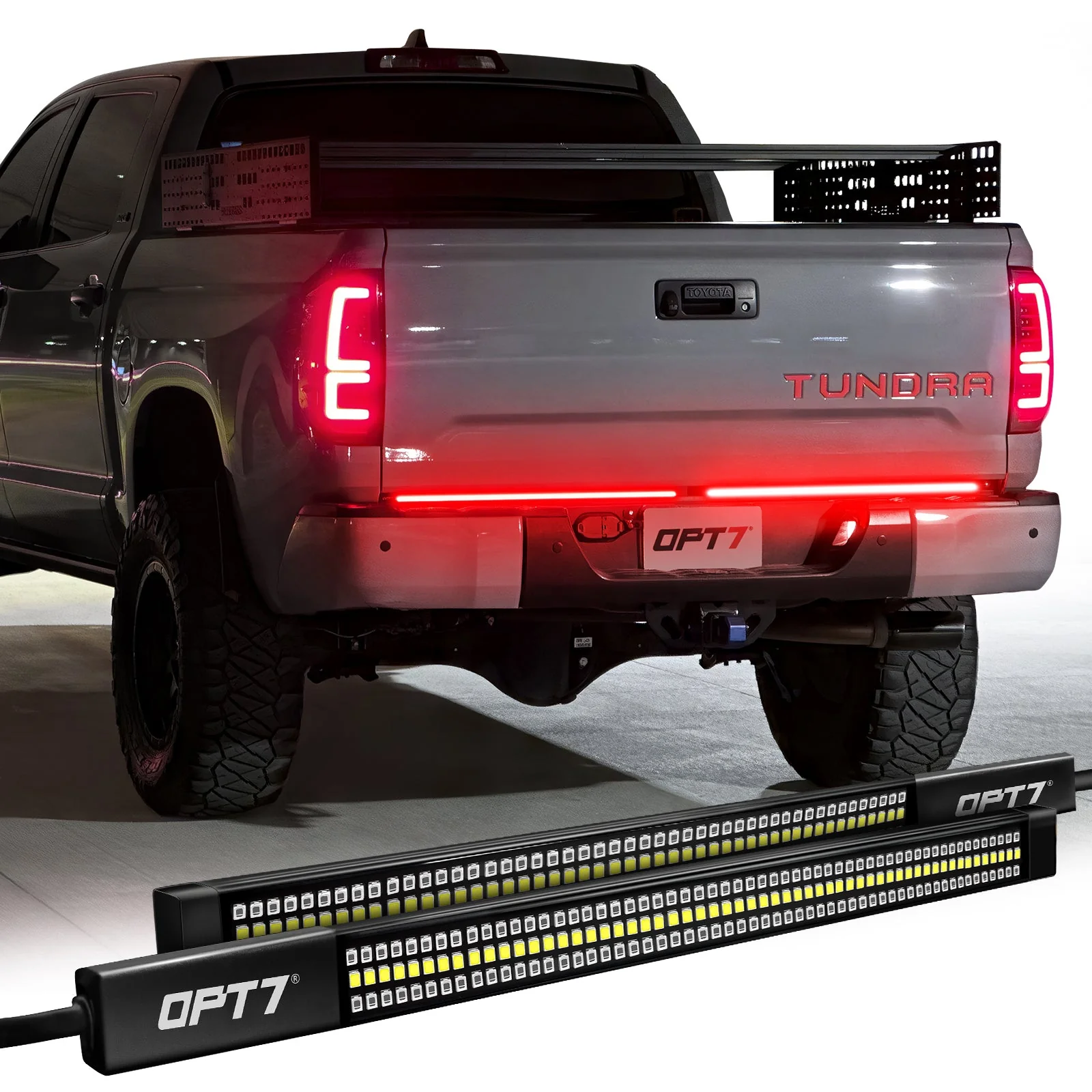 Redline Parlux Triple Row LED Tailgate Light Bar for Tundra with Reverse Light, Brake Light & Sequential Turn Signals - Image 10
