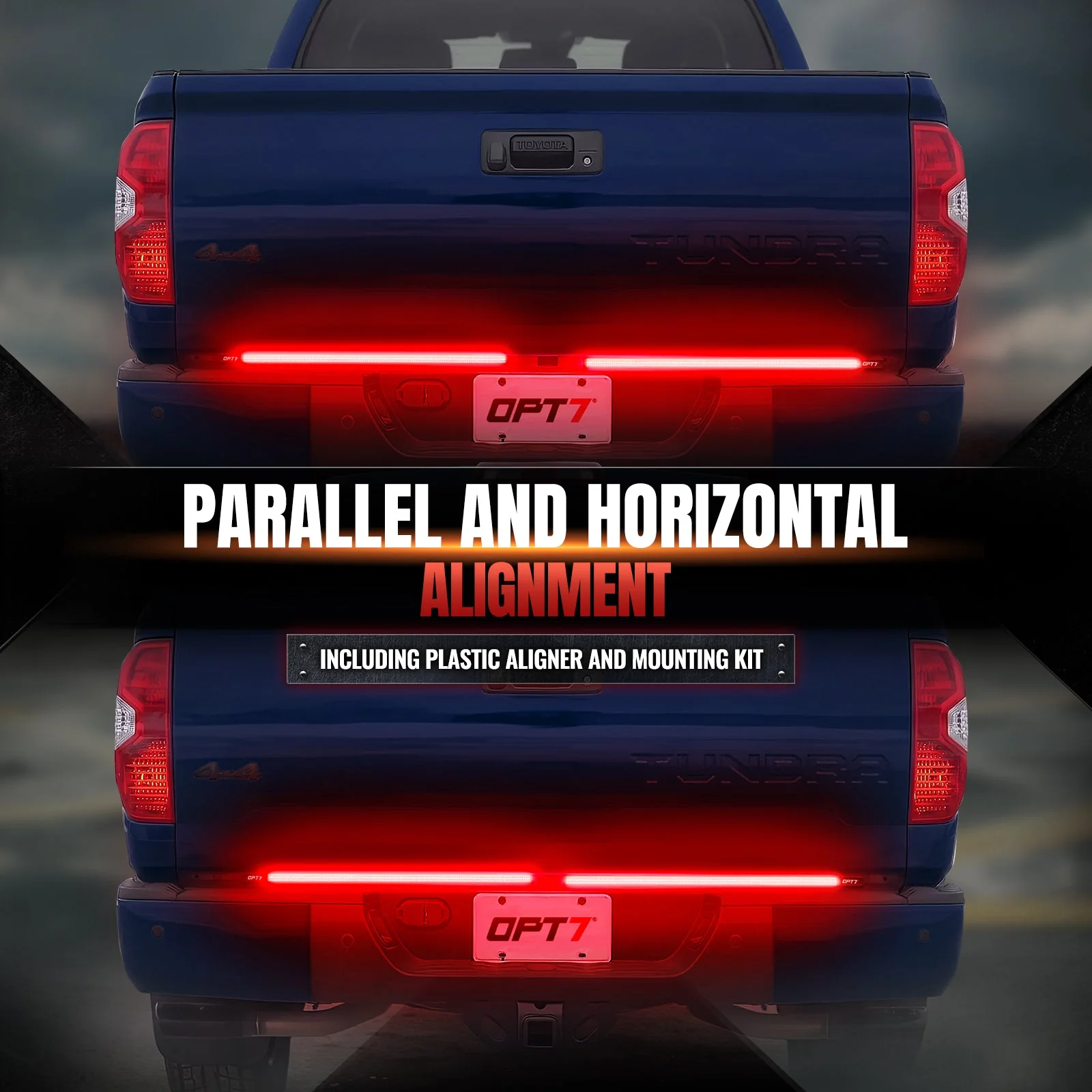 Redline Parlux Triple Row LED Tailgate Light Bar for Tundra with Reverse Light, Brake Light & Sequential Turn Signals - Image 16