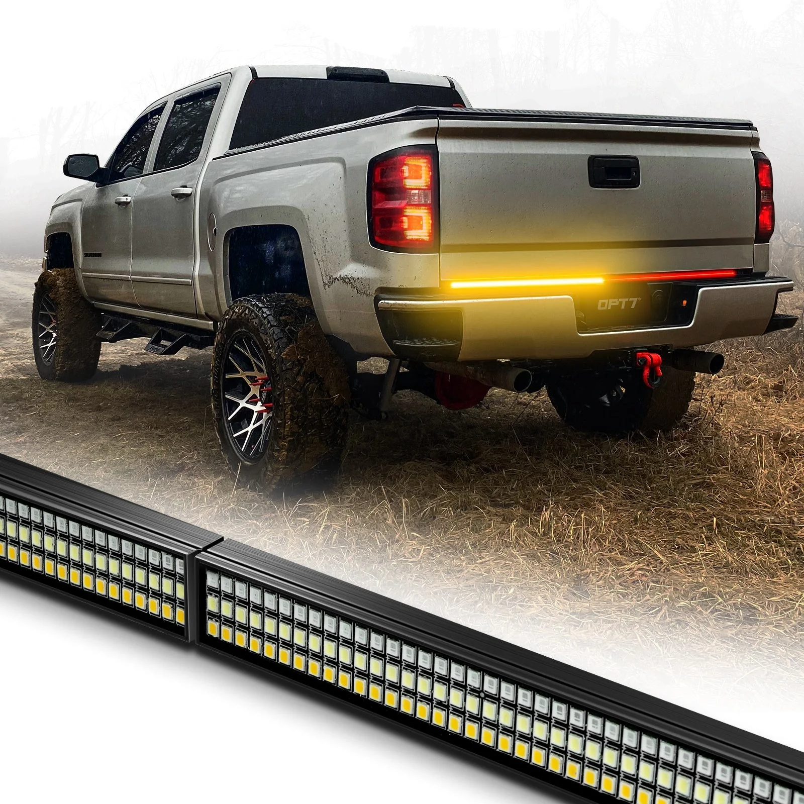 Redline Parlux Triple Row Tailgate Light Bar with Reverse & Sequential Turn Signals - Image 15