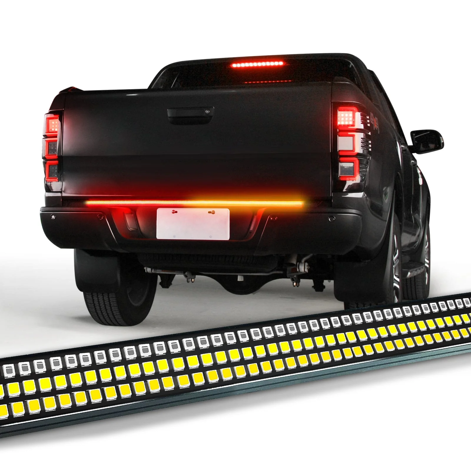 Redline Triple  Row LED Tailgate Light Bar with Reverse Light, Brake Light & Sequential Turn Signals - Image 15