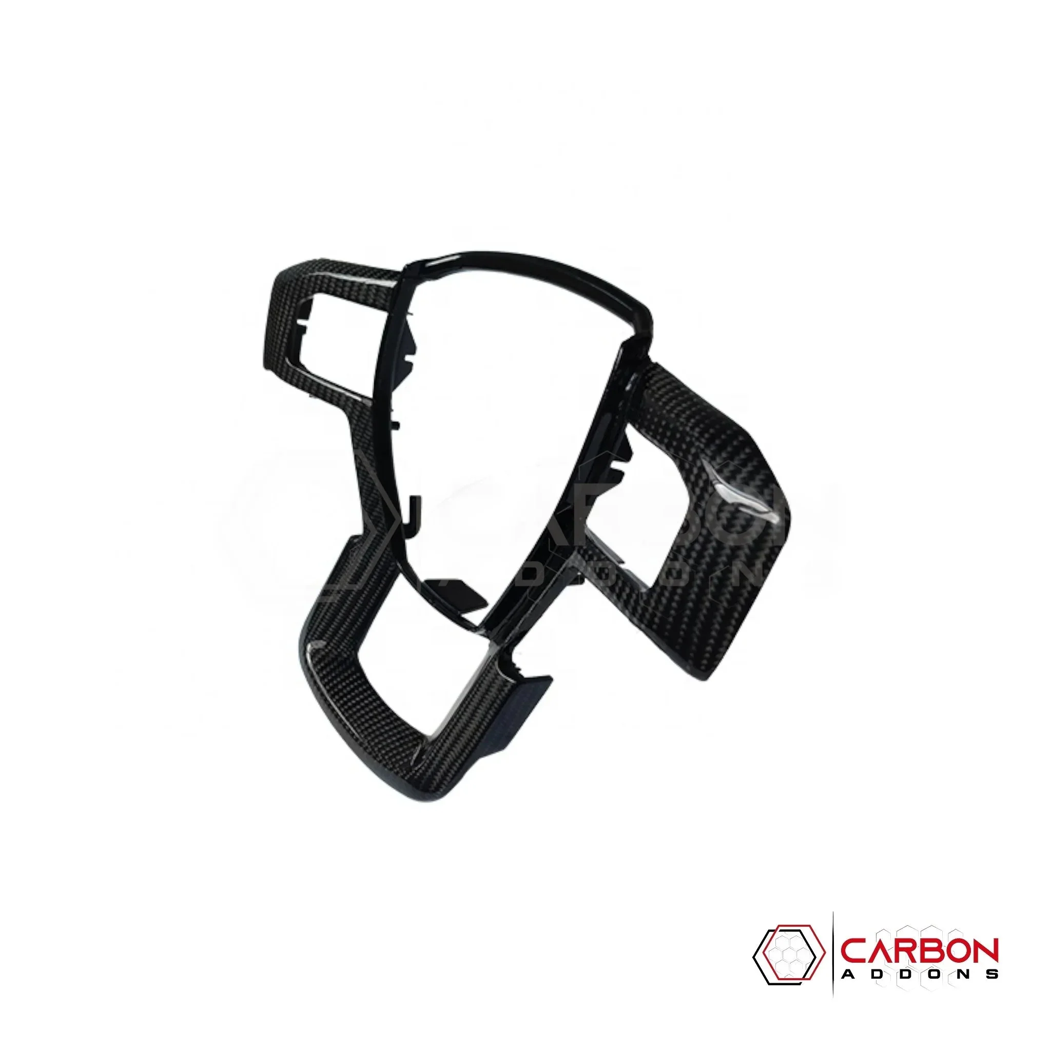 Replacement Carbon Fiber Steering Wheel Trim | 2015-2020 Ford F150 - Image 3