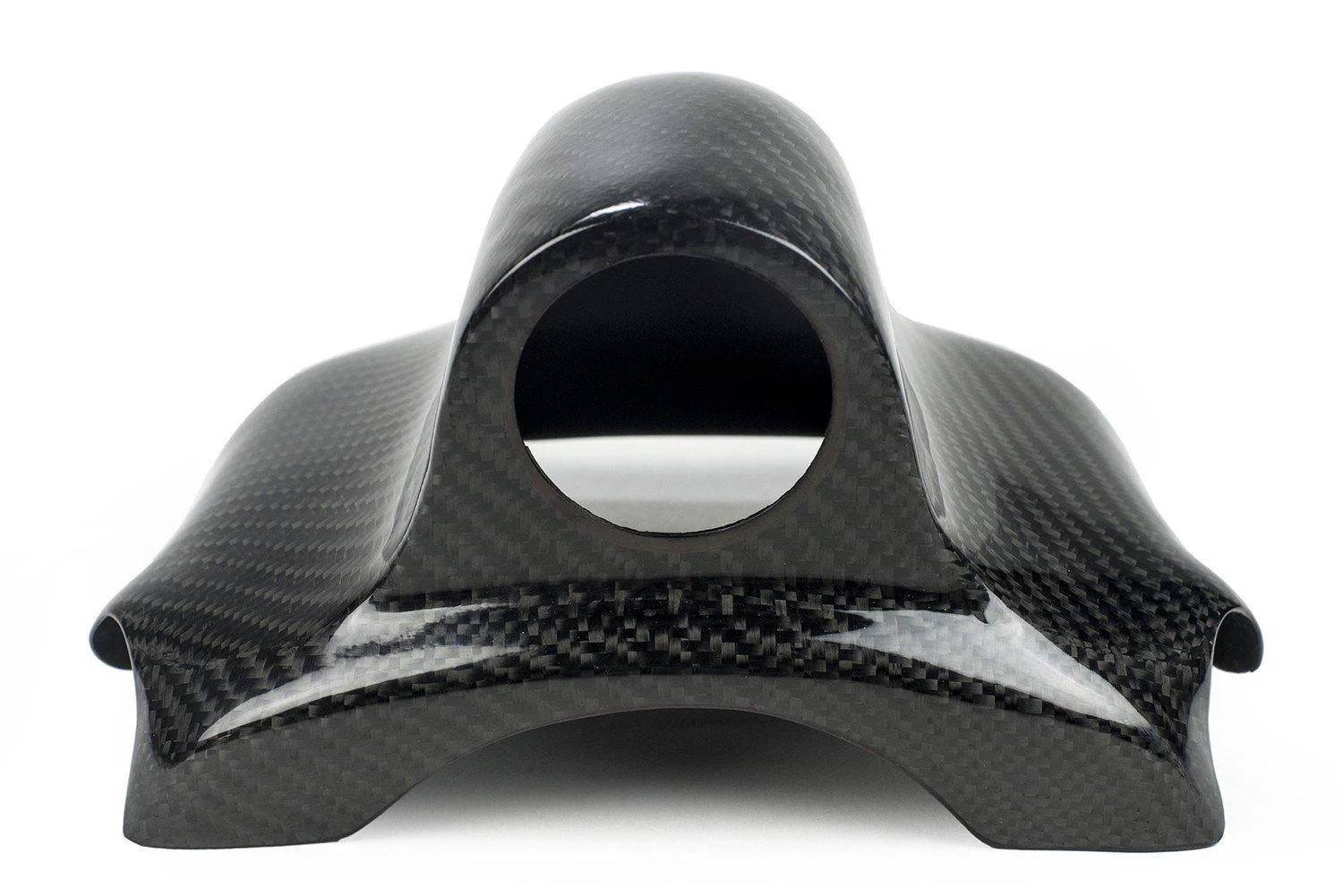 Evo X Steering Wheel CF Pod Double - Image 3