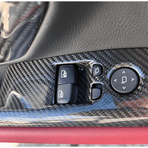 Supra GR 2020+ Forged Carbon Window Switch Panel Cover - Image 3