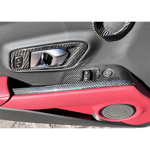 Supra GR 2020+ Forged Carbon Window Switch Panel Cover - Image 4