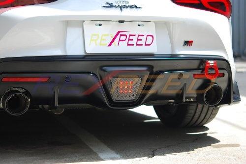 Supra GR 2020+ Carbon Fiber Reverse Light Badge-Matte - Image 2