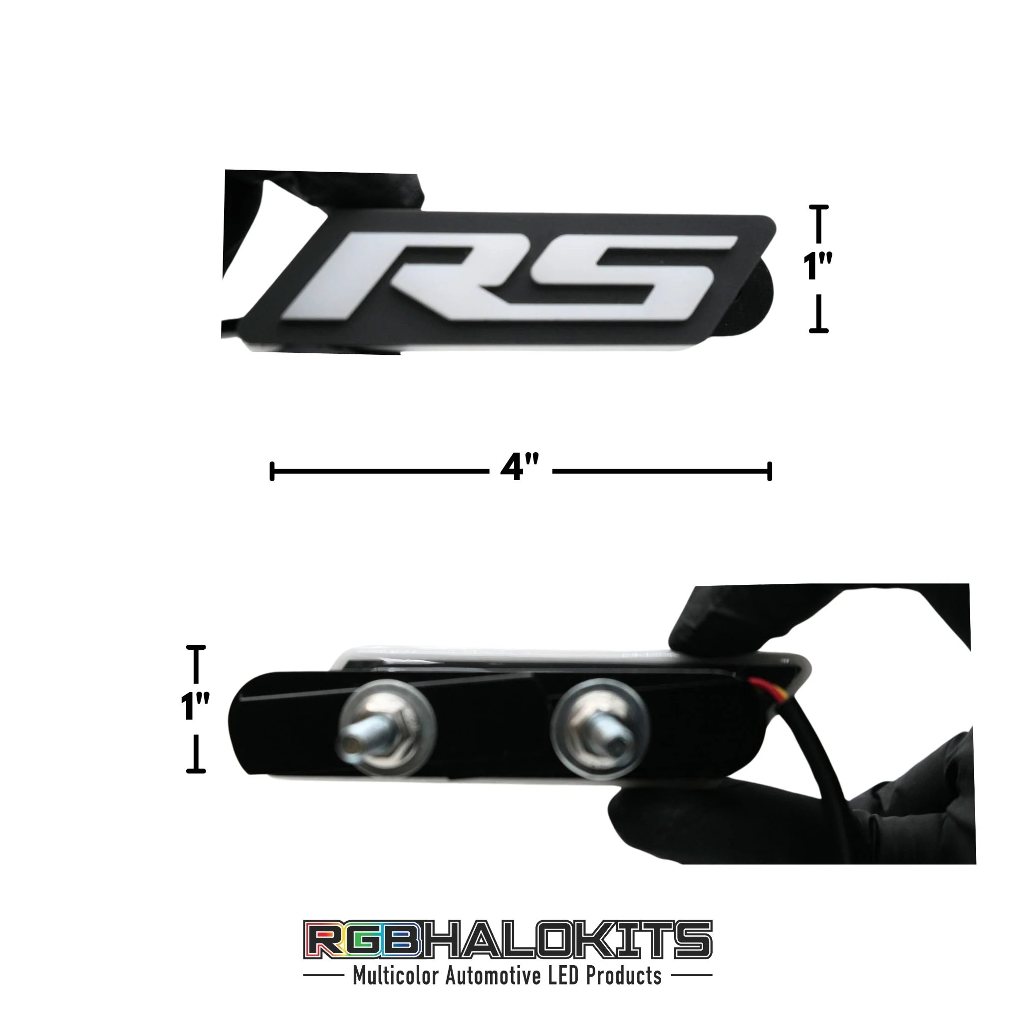 RS LED Emblem Badge: (Multicolor Flow) - Image 5