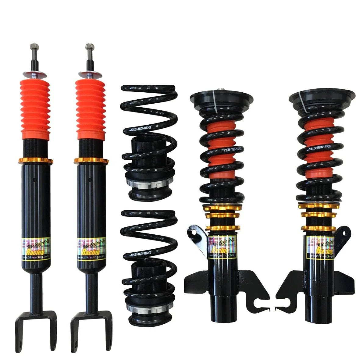SF Racing Track Coilovers for 1999-2002 Nissan Skyline 25GT-X 2WD (HR34/ER34/ENR34)
