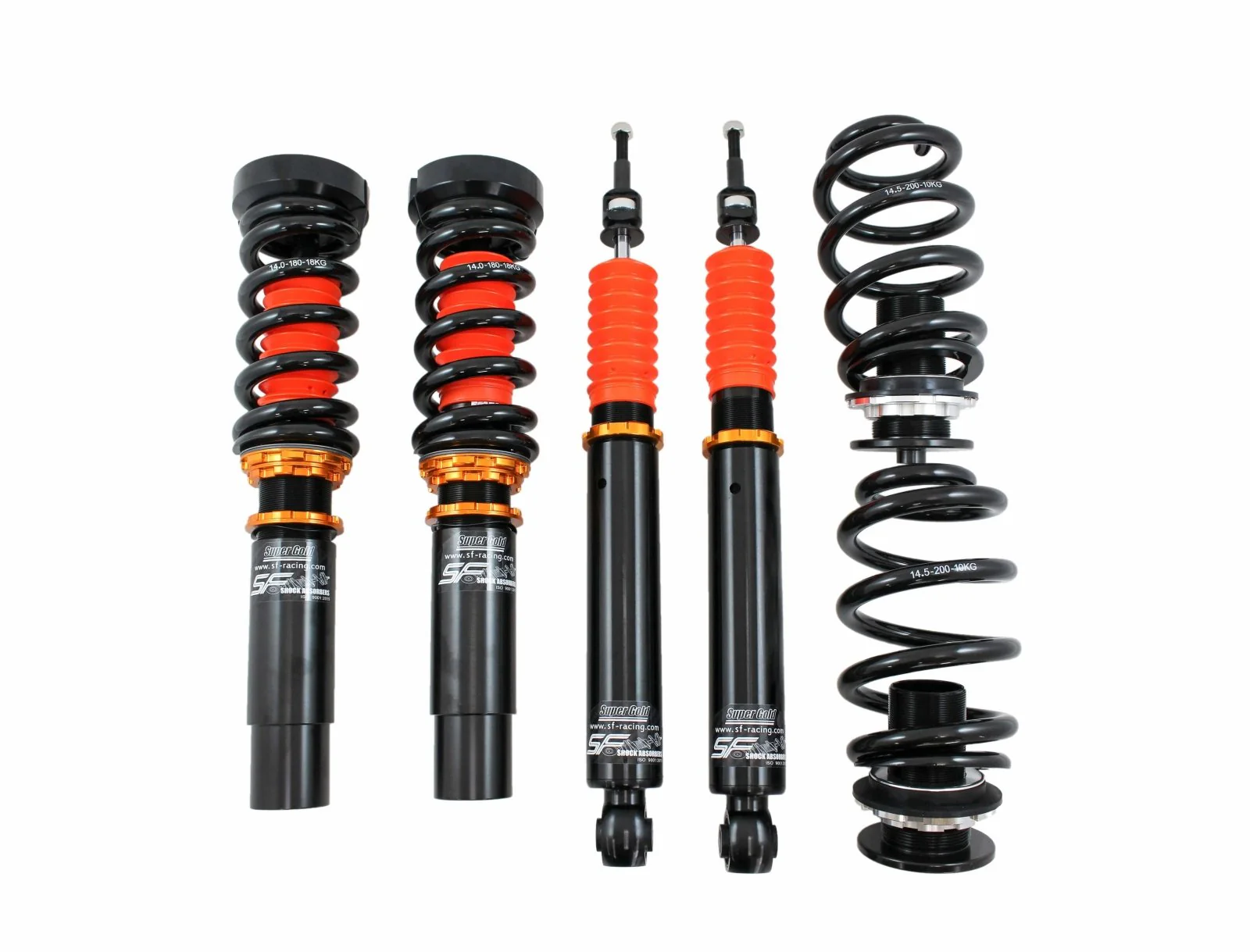 SF Racing Track Coilovers for 2012-2017 Audi S7 AWD (4G8)