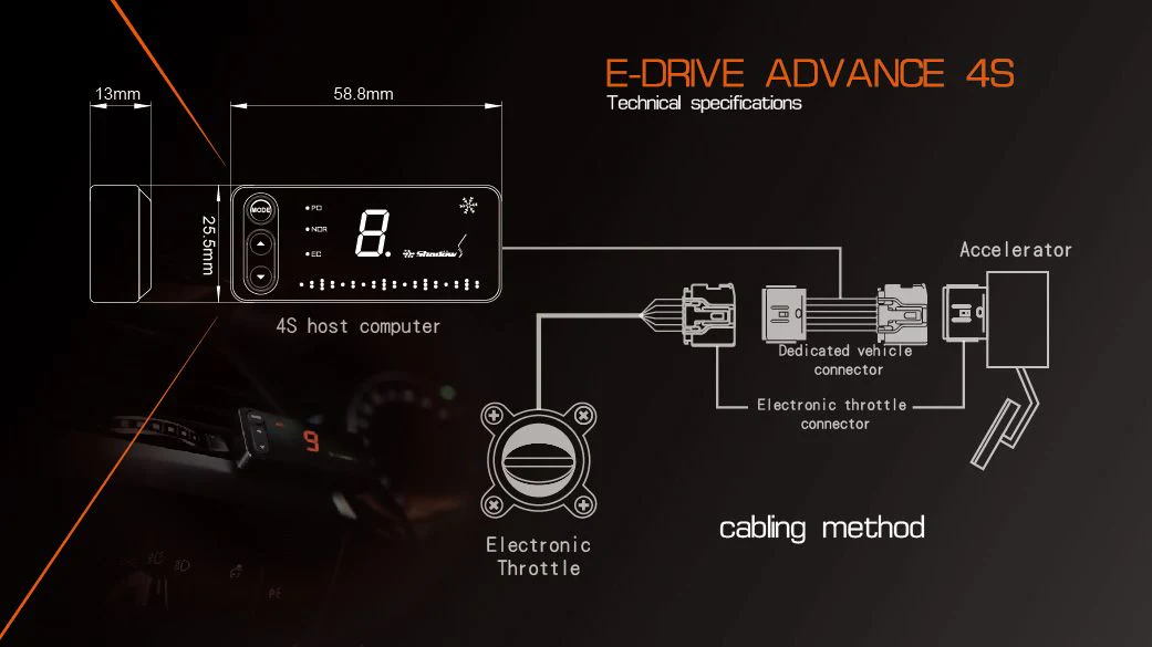Shadow E-Drive 4S Electronic Throttle Controller - Image 7