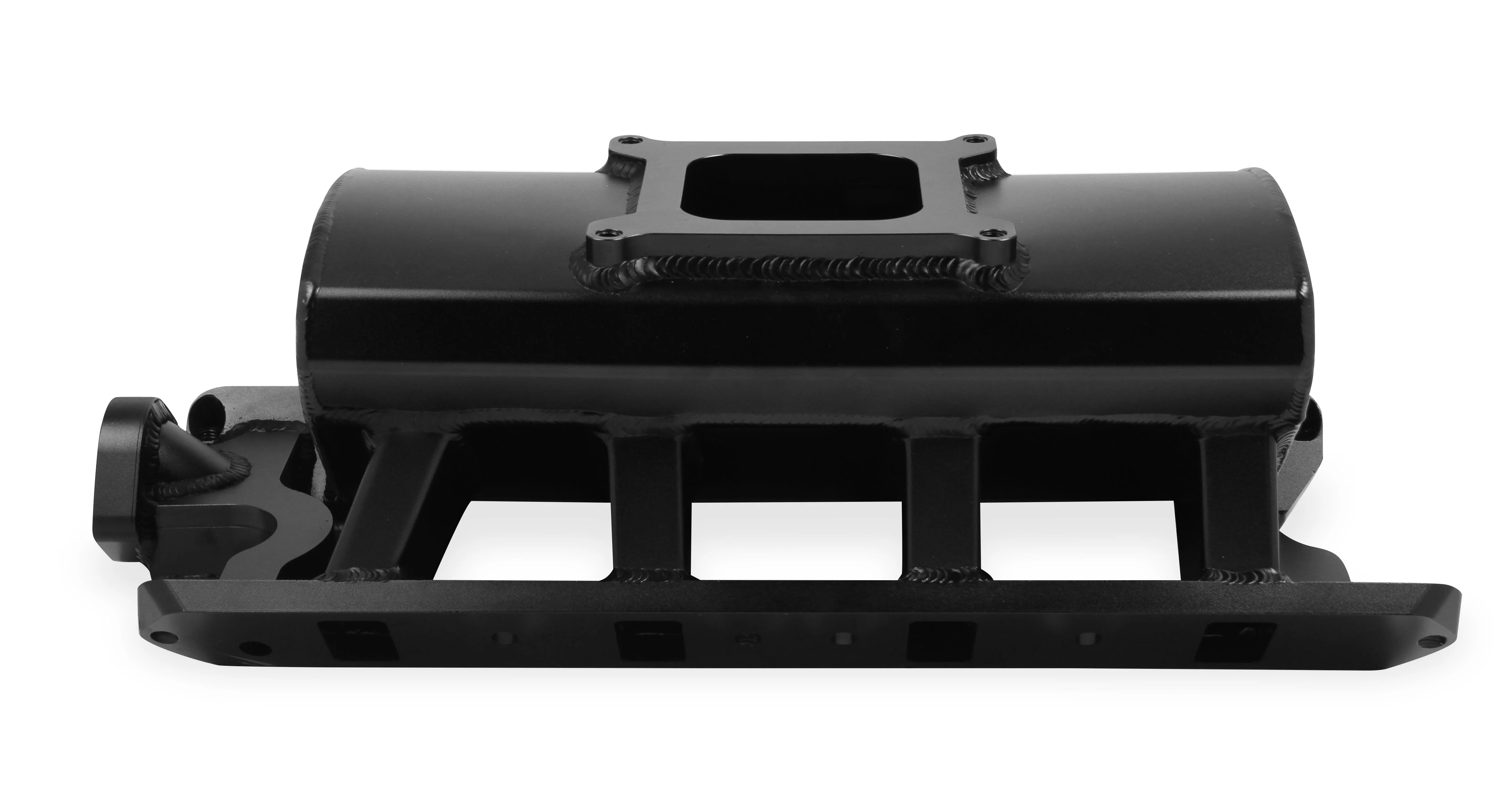 Sheet Metal Fabricated Intake Manifold 289-302 Small Block Ford Single Plane Carbureted Black with Sniper logo. - Image 9