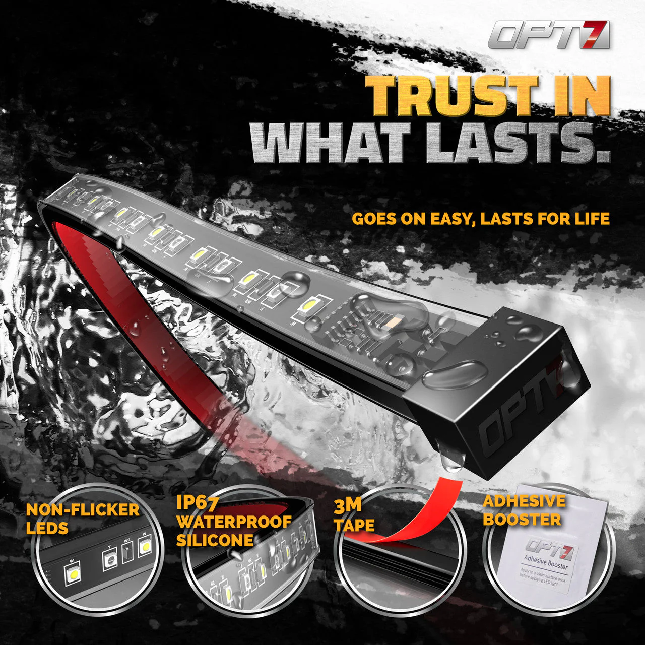 Sidekick Sequential Running Board 2PC Switchback LED Strip Kit - Image 4