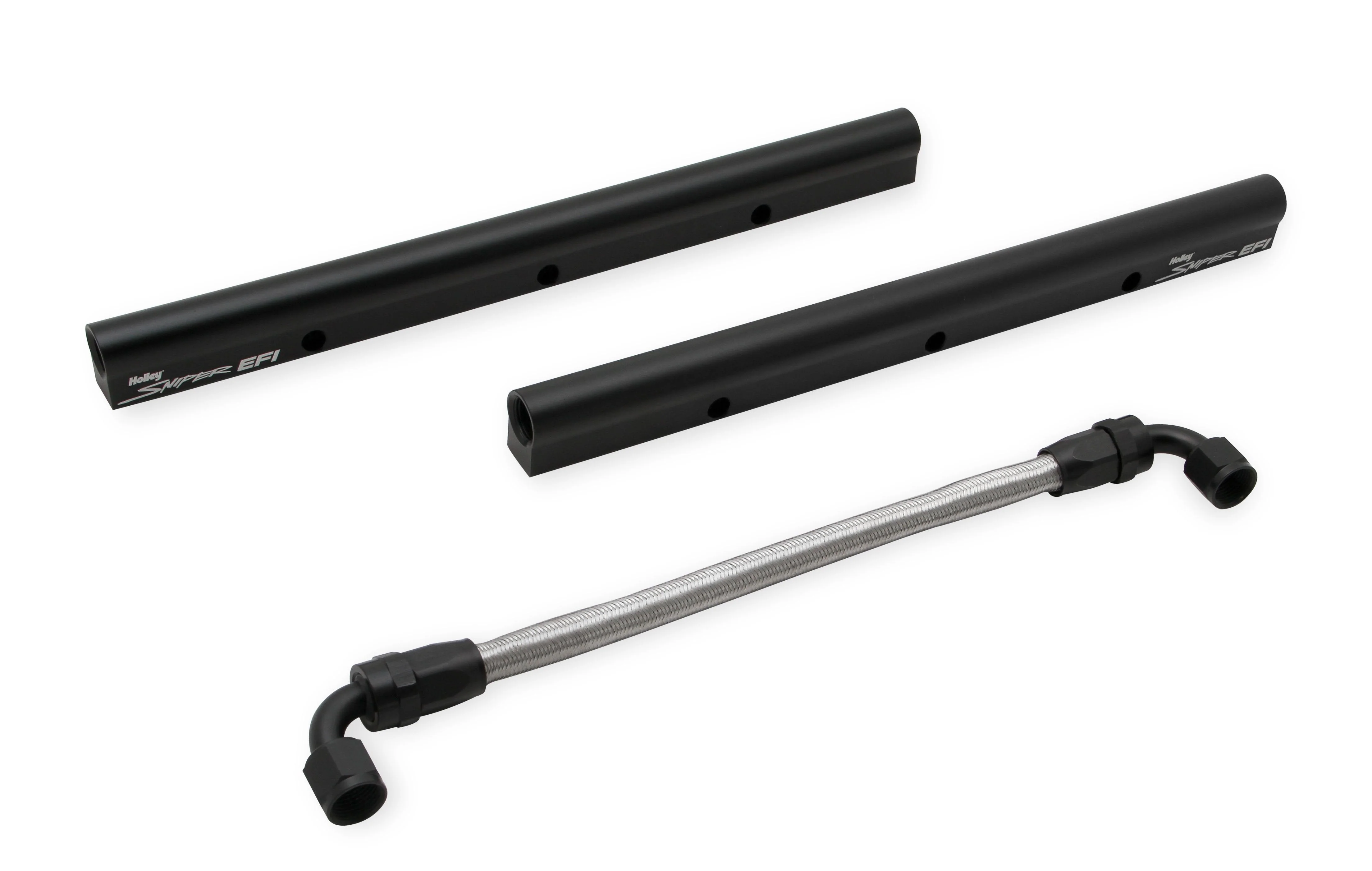 Sniper EFI Fabricated Intake Manifold Dual Plenum 102mm GM LS1/2/6, and Fuel Rail Kit - Black - Image 12