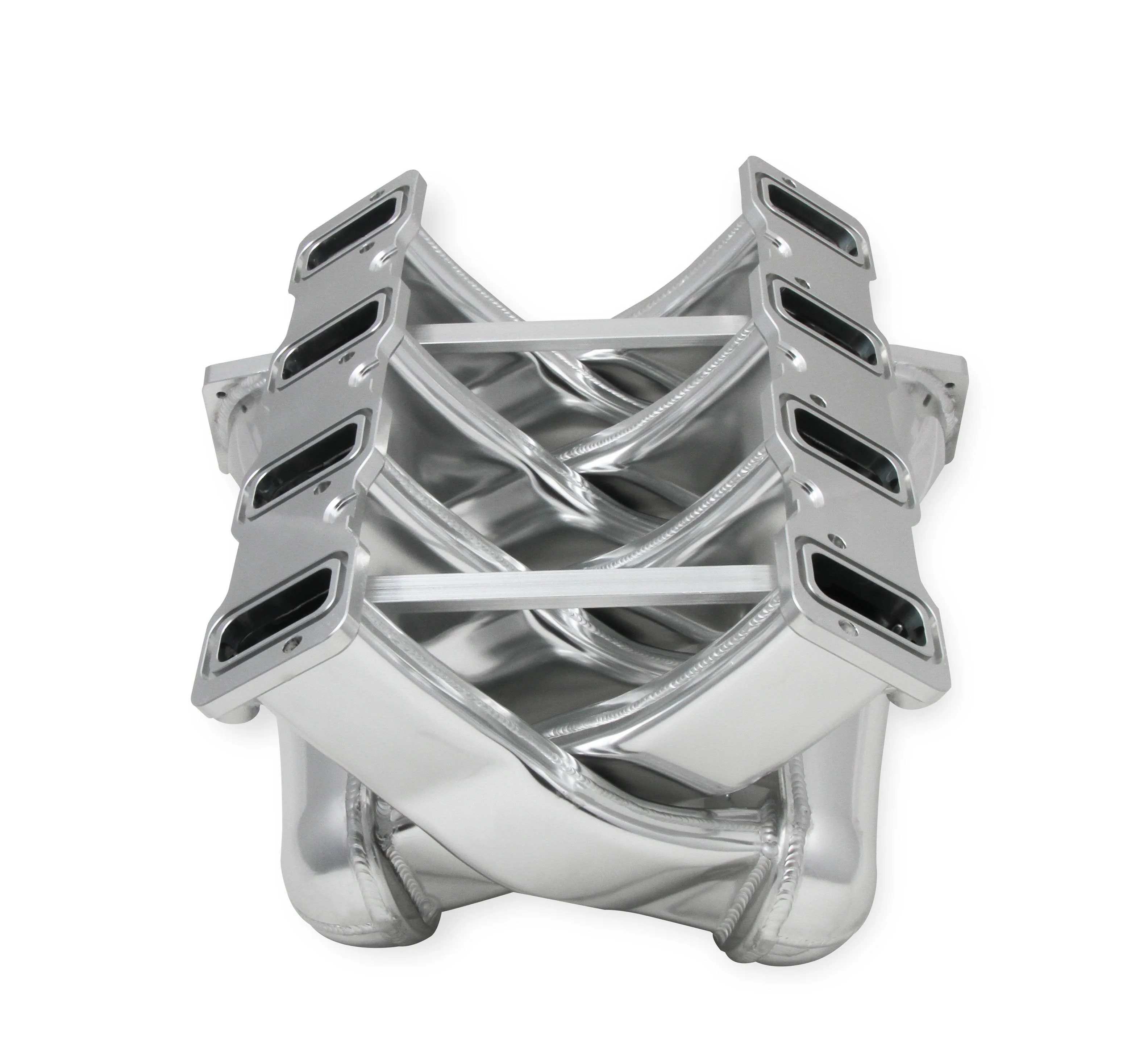 Sniper EFI Fabricated Intake Manifold Dual Plenum 102mm GM LS3/L92, and Fuel Rail Kit - Silver - Image 7