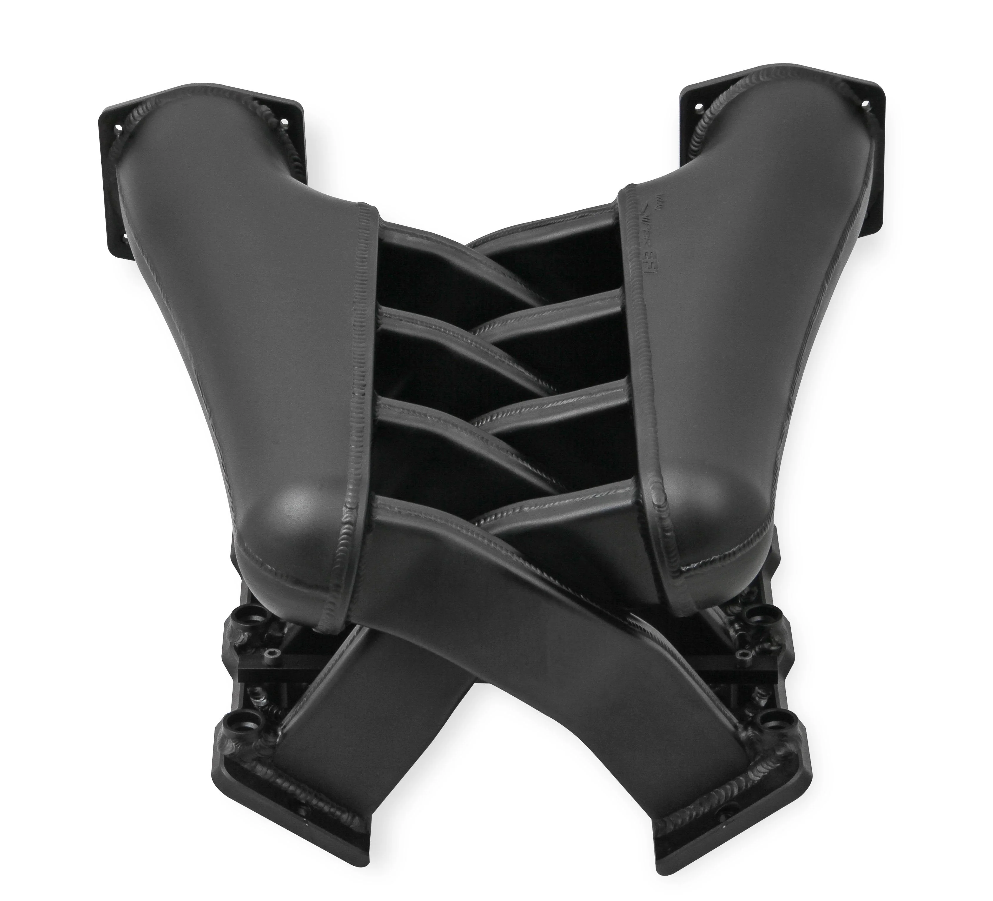 Sniper EFI Fabricated Intake Manifold Dual Plenum 92mm GM LS1/2/6, and Fuel Rail Kit - Black - Image 6