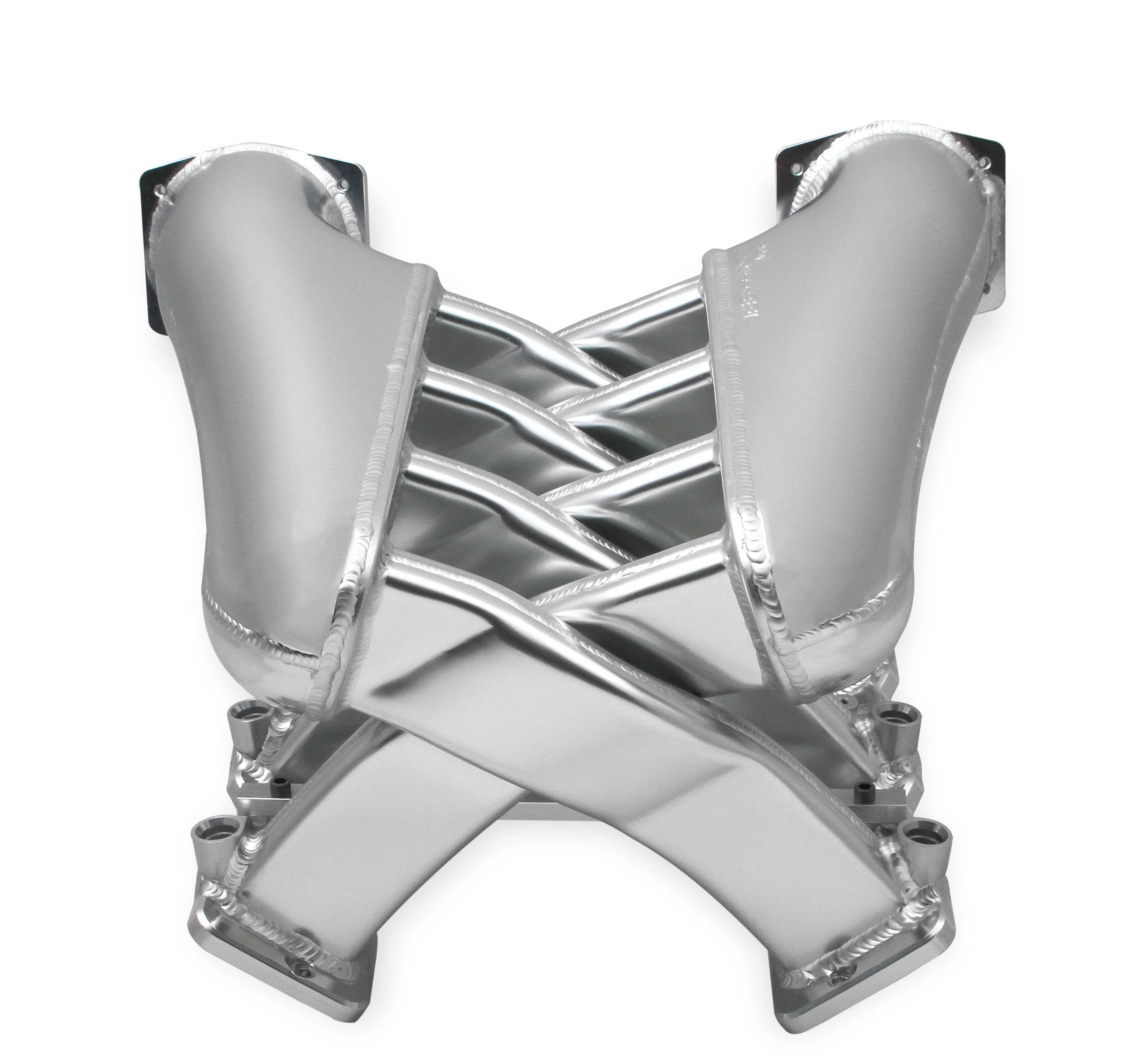 Sniper EFI Fabricated Intake Manifold Dual Plenum 92mm GM LS3/L92, and Fuel Rail Kit - Silver - Image 6