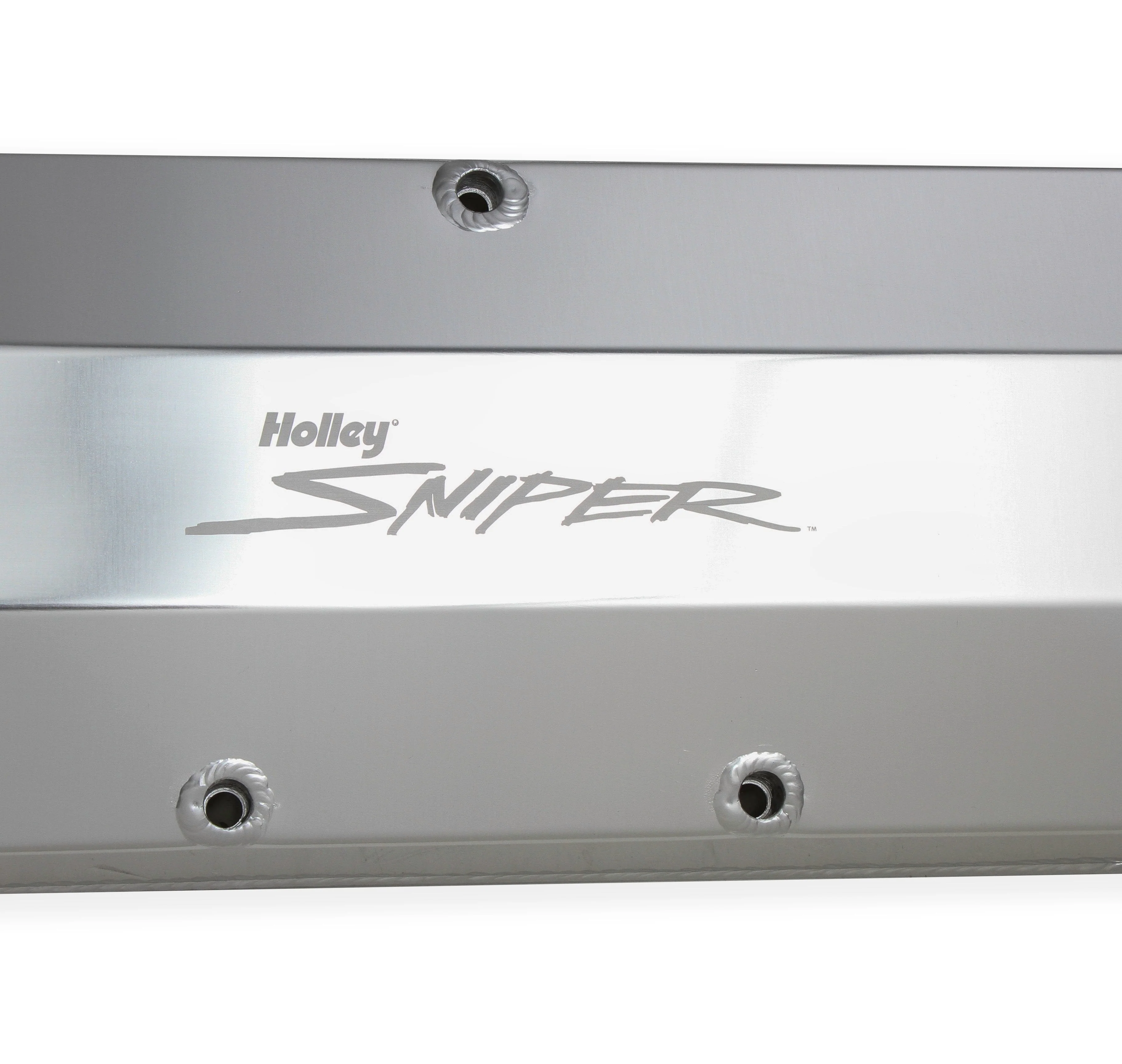 Sniper Valve Cover - Fabricated Aluminum - BBC - Natural Anodized - Image 3