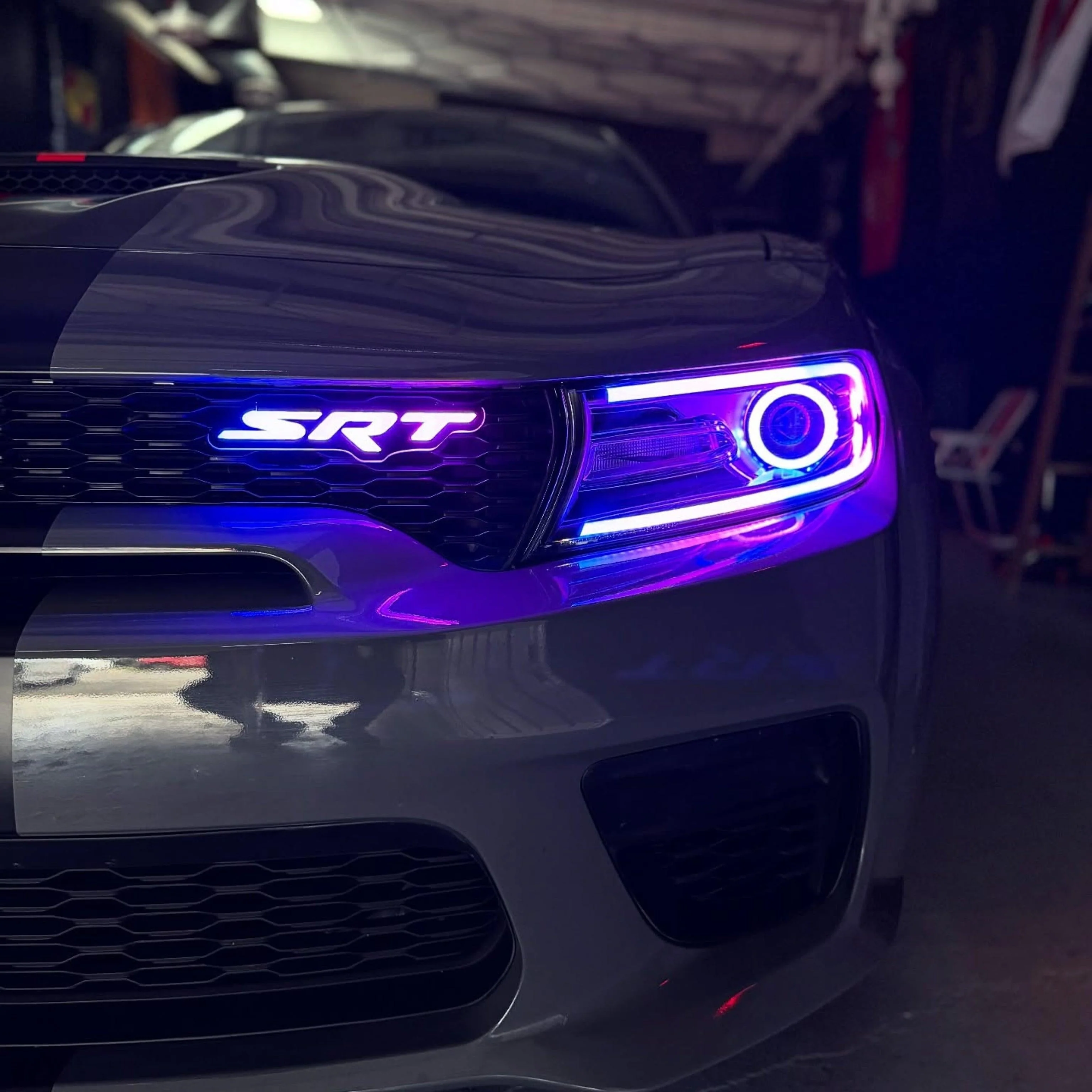 SRT LED Emblem Badge: (Multicolor) - Image 2