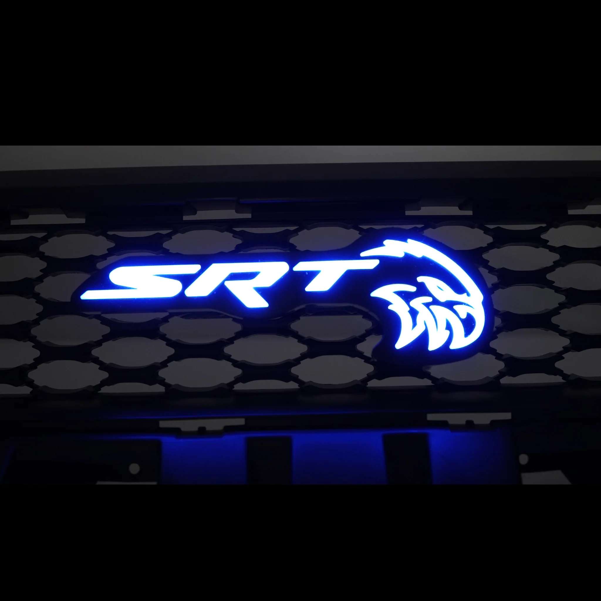 SRT Trackhawk Hellhawk LED Emblem: (Multicolor Flow) - Image 5