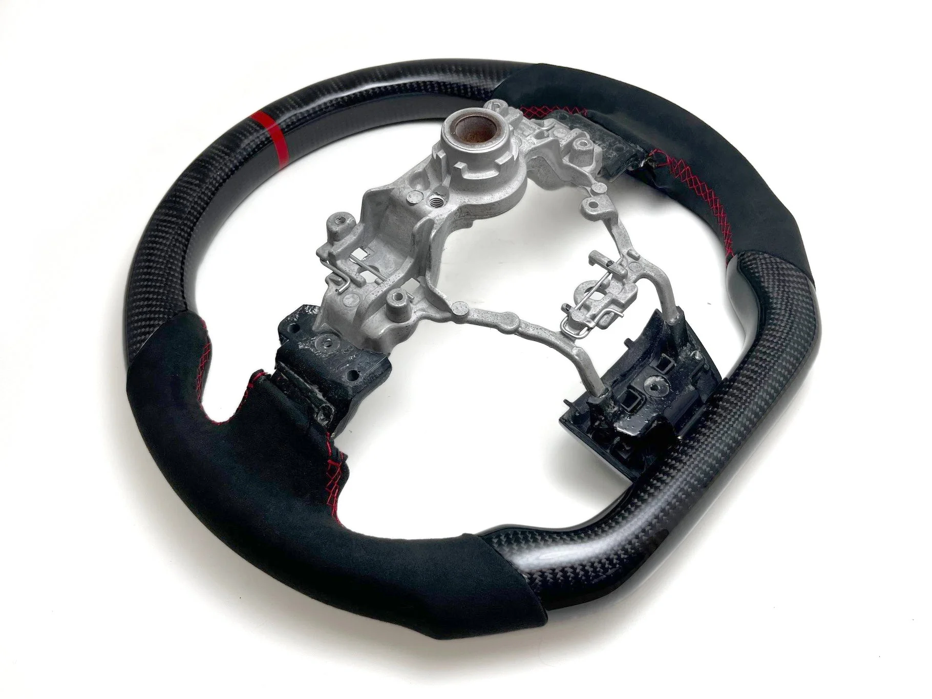 Subaru WRX Carbon Fiber Steering Wheel Option 1 - Image 3