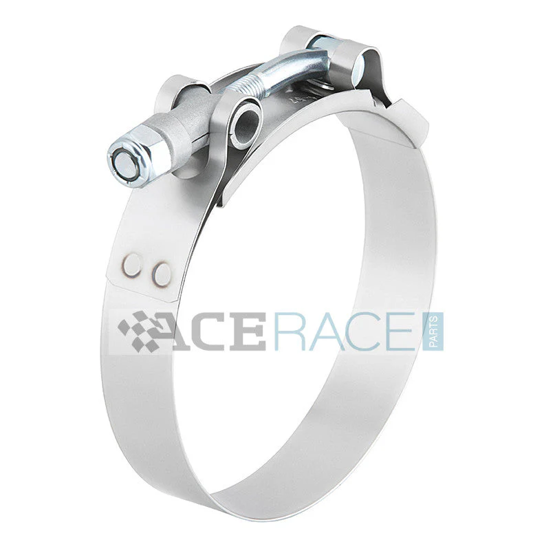 T-Bolt Clamp 304 Stainless - For 1.750" ID Silicone (Clamping Range: 1.968" - 2.283")