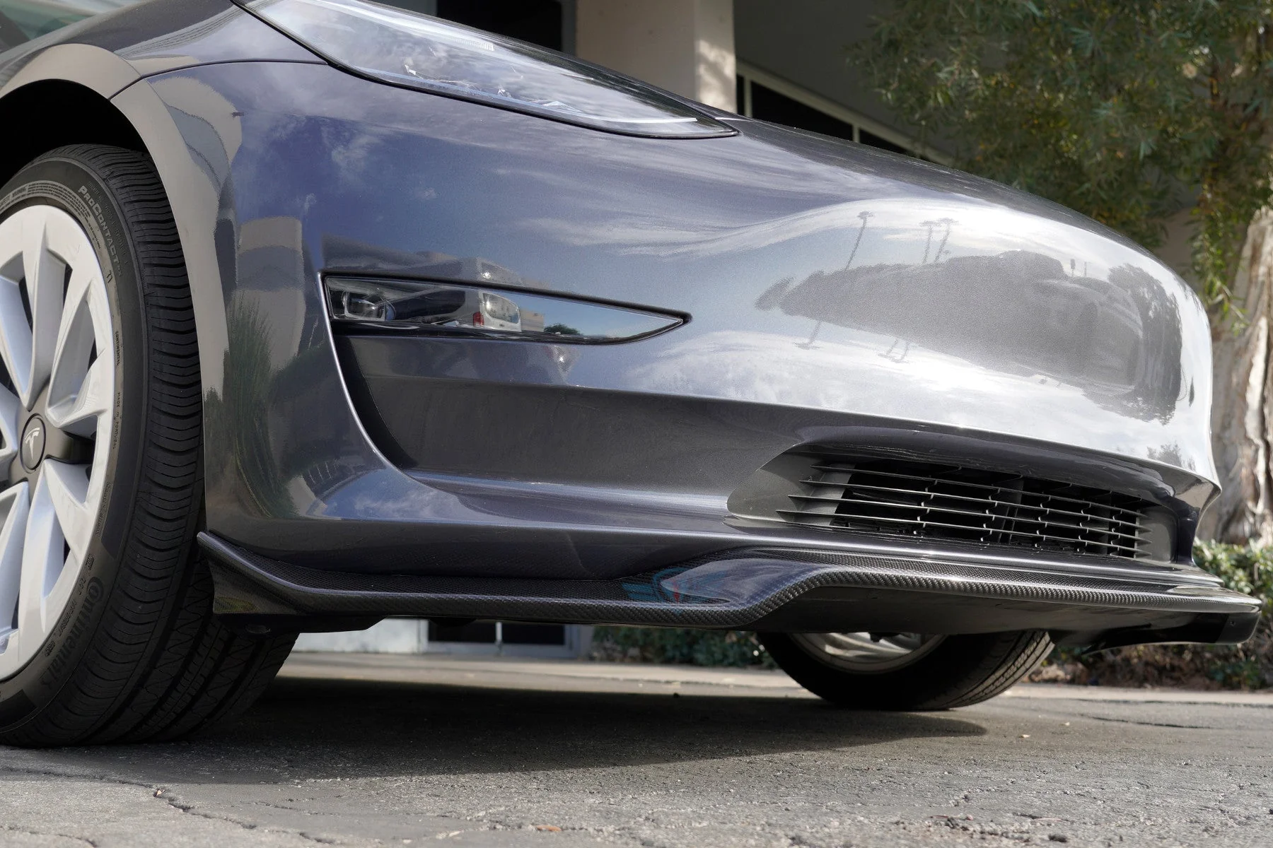 2017-2023 Tesla Model 3 (1st Gen) ATS Style Genuine Carbon Fiber Front Lip | FYBR Aero - Image 5