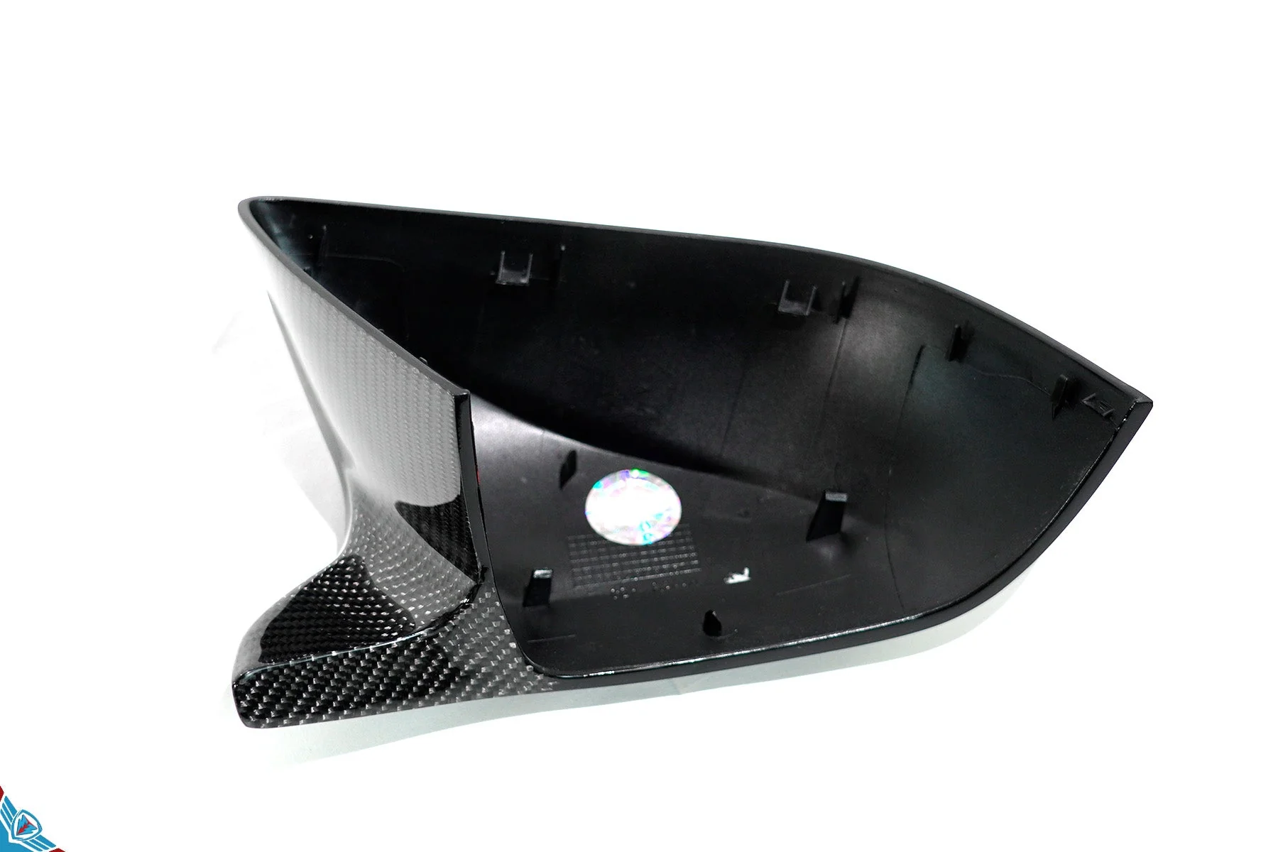 Tesla Model 3 Full Replacement Carbon Fiber Bull Horn Mirror Covers [Various Finishes] | FYBR Aerodynamics - Image 4