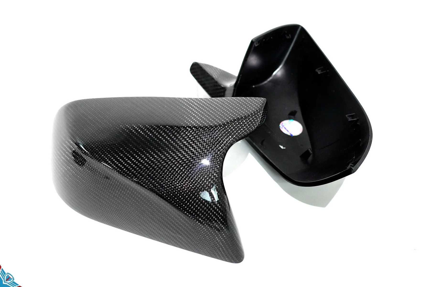Tesla Model 3 Full Replacement Carbon Fiber Bull Horn Mirror Covers [Various Finishes] | FYBR Aerodynamics - Image 5